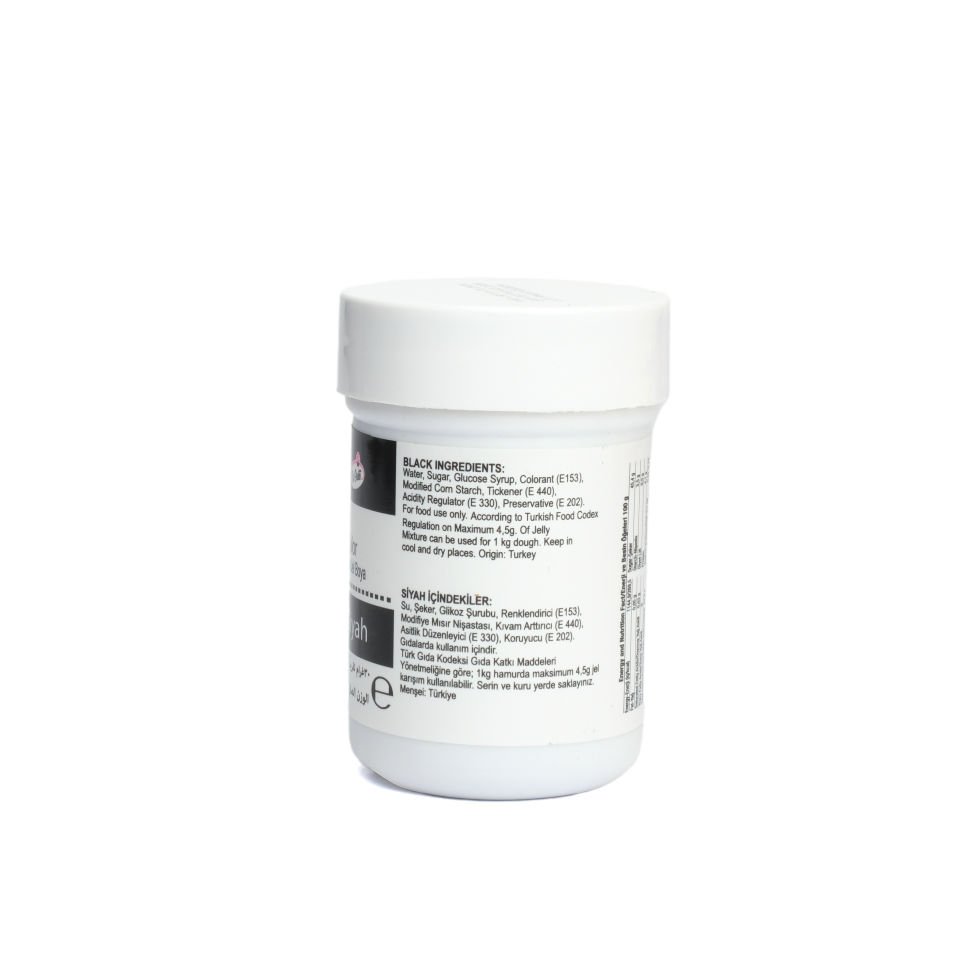 DR. GUSTO ŞİŞE JEL BOYA SİYAH - 30 GR