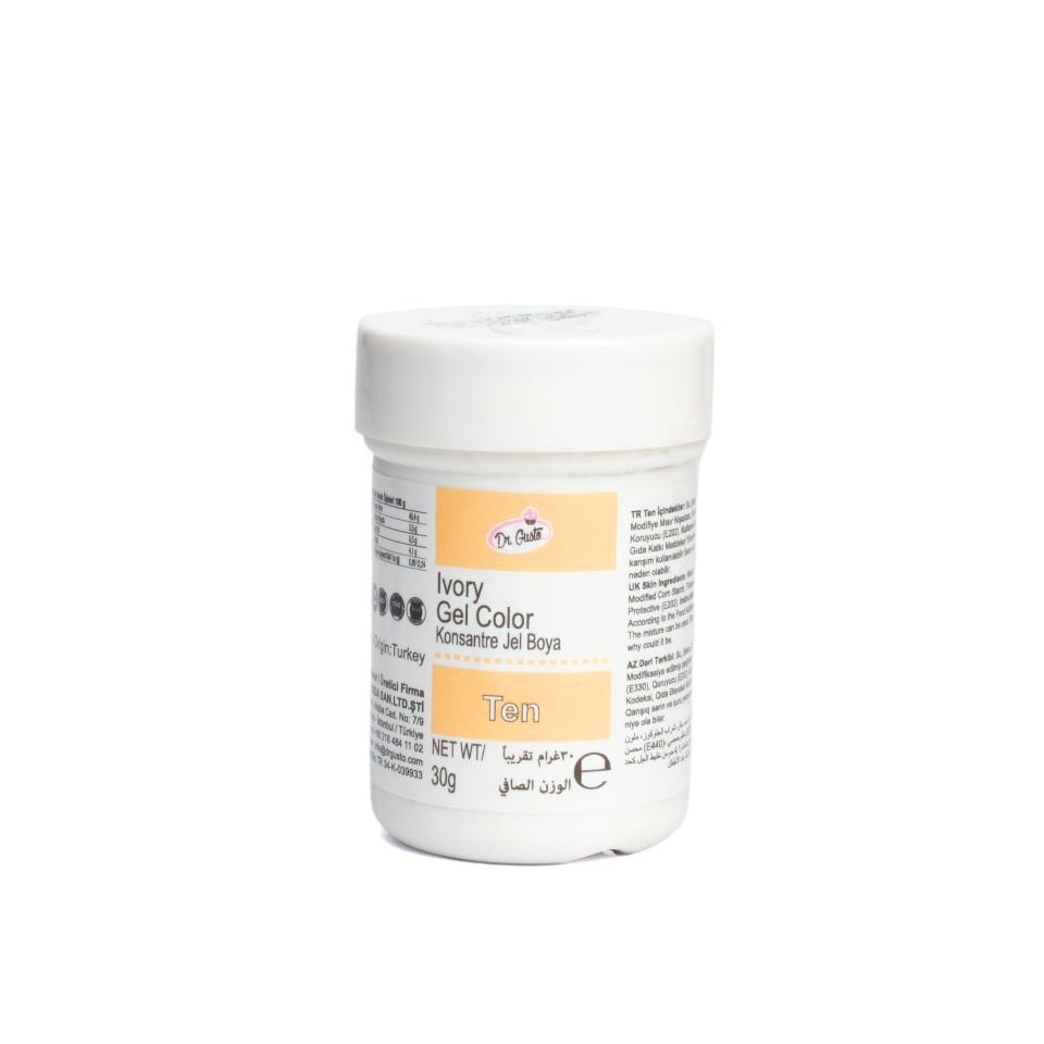 DR. GUSTO ŞİŞE JEL BOYA TEN - 30 GR