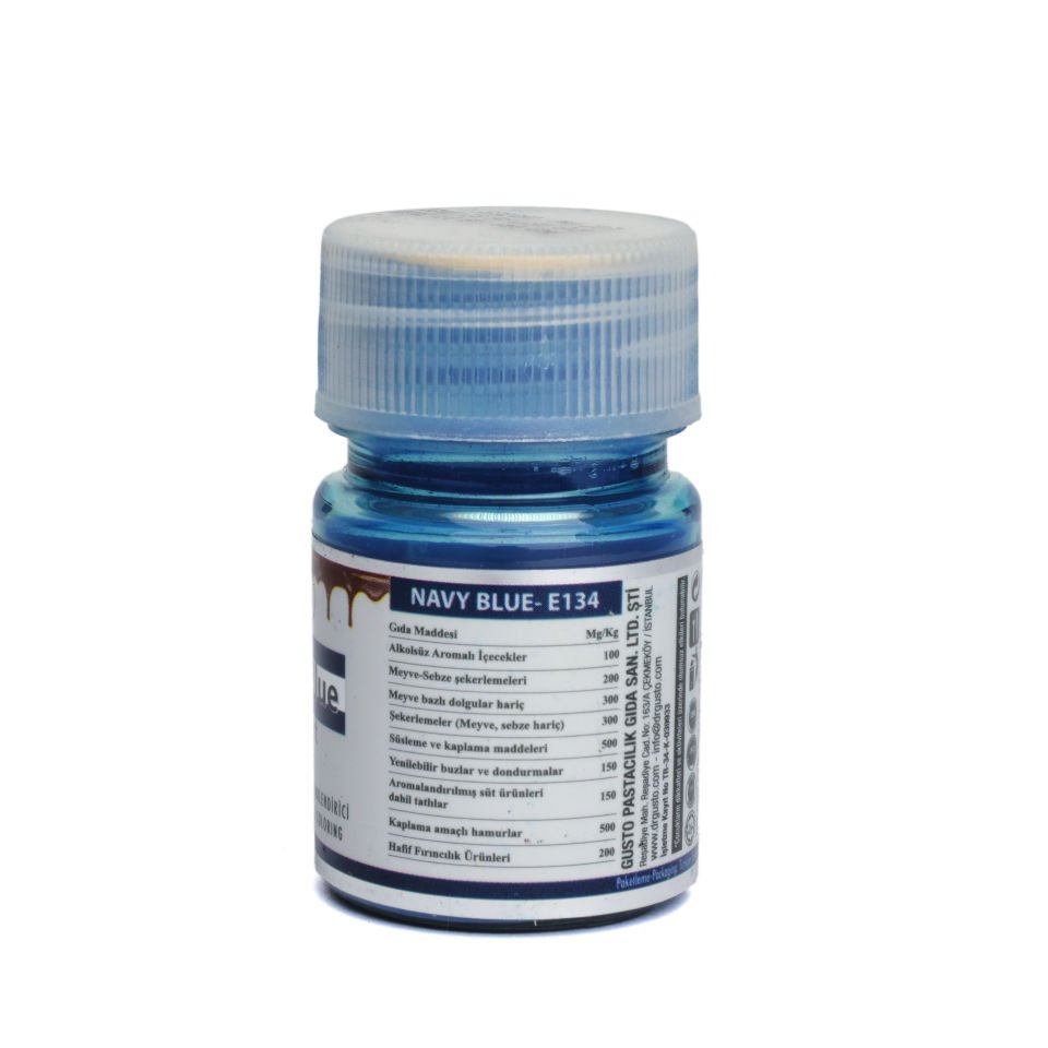 DR. GUSTO OIL BASED POWDER FOOD COLOR DARK BLUE - 7
