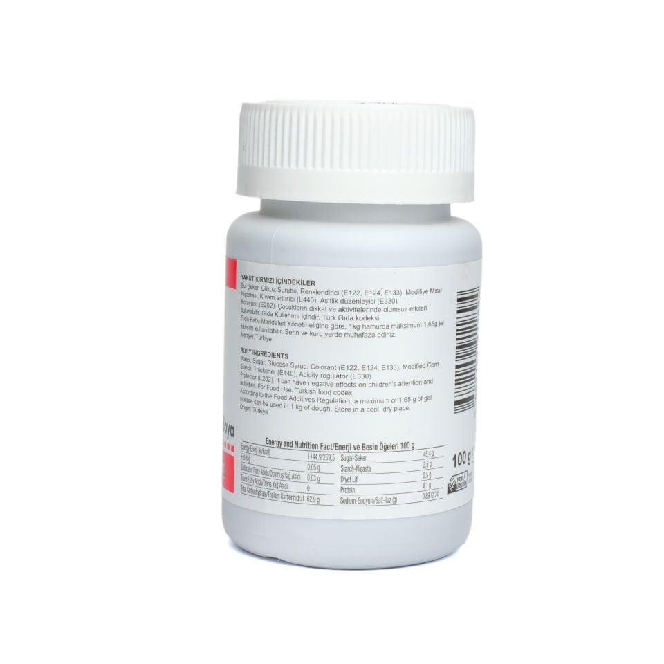 DR. GUSTO ŞİŞE JEL BOYA YAKUT KIRMIZI - 100 GR