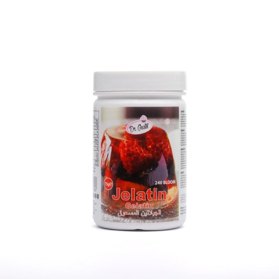 DR. GUSTO MİNİ KATKI MADDESİ YAPRAK JELATİN - 75 GR