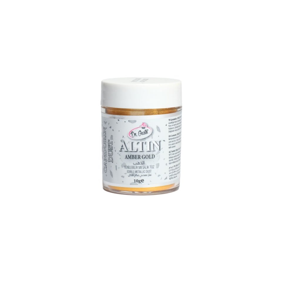 DR. GUSTO METALİK TOZ BOYA ALTIN ( AMBER ) - 10