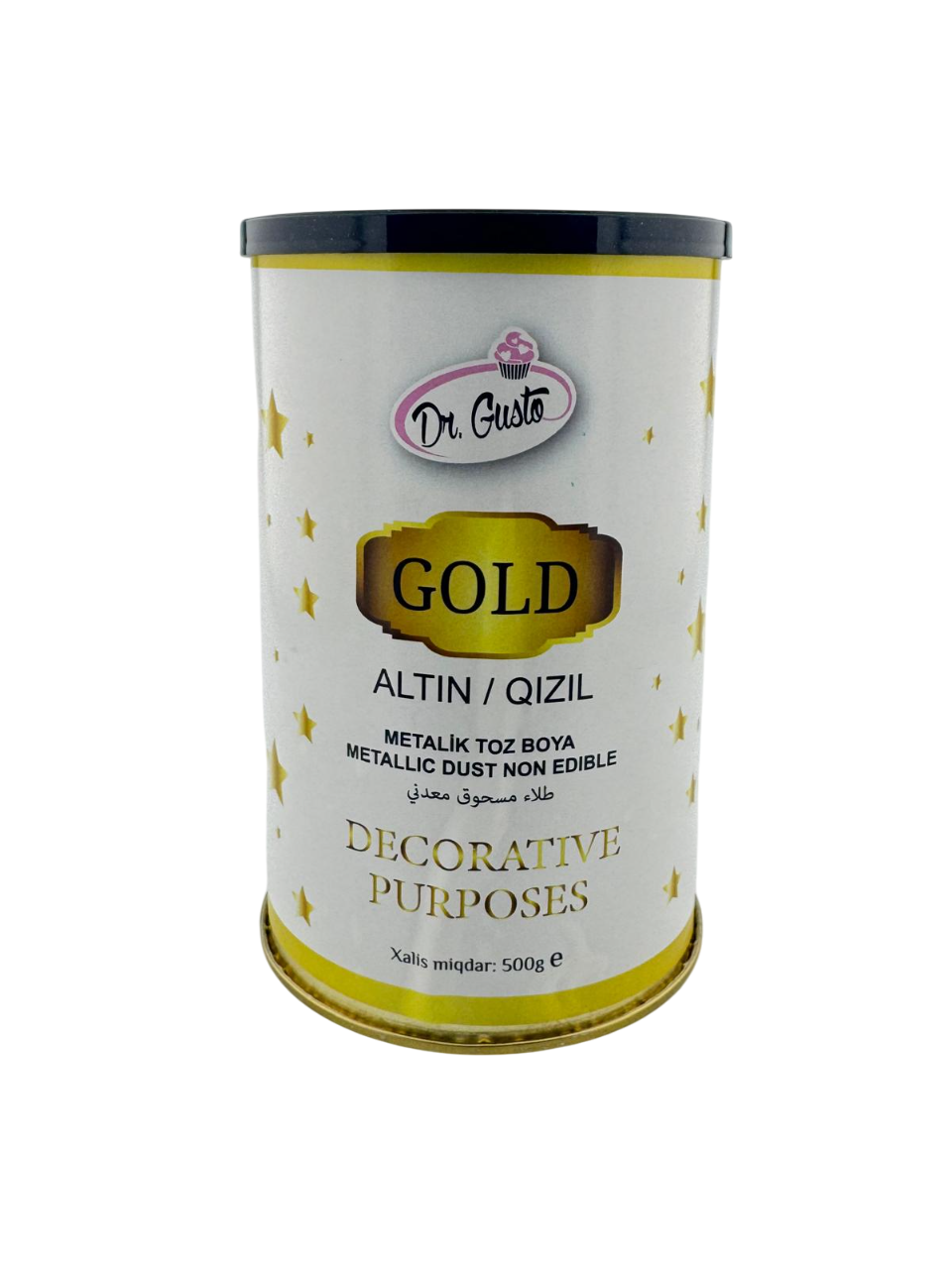 DR. GUSTO EXPORT GIDA DIŞI METALİK TOZ BOYA ALTIN - 500 GR