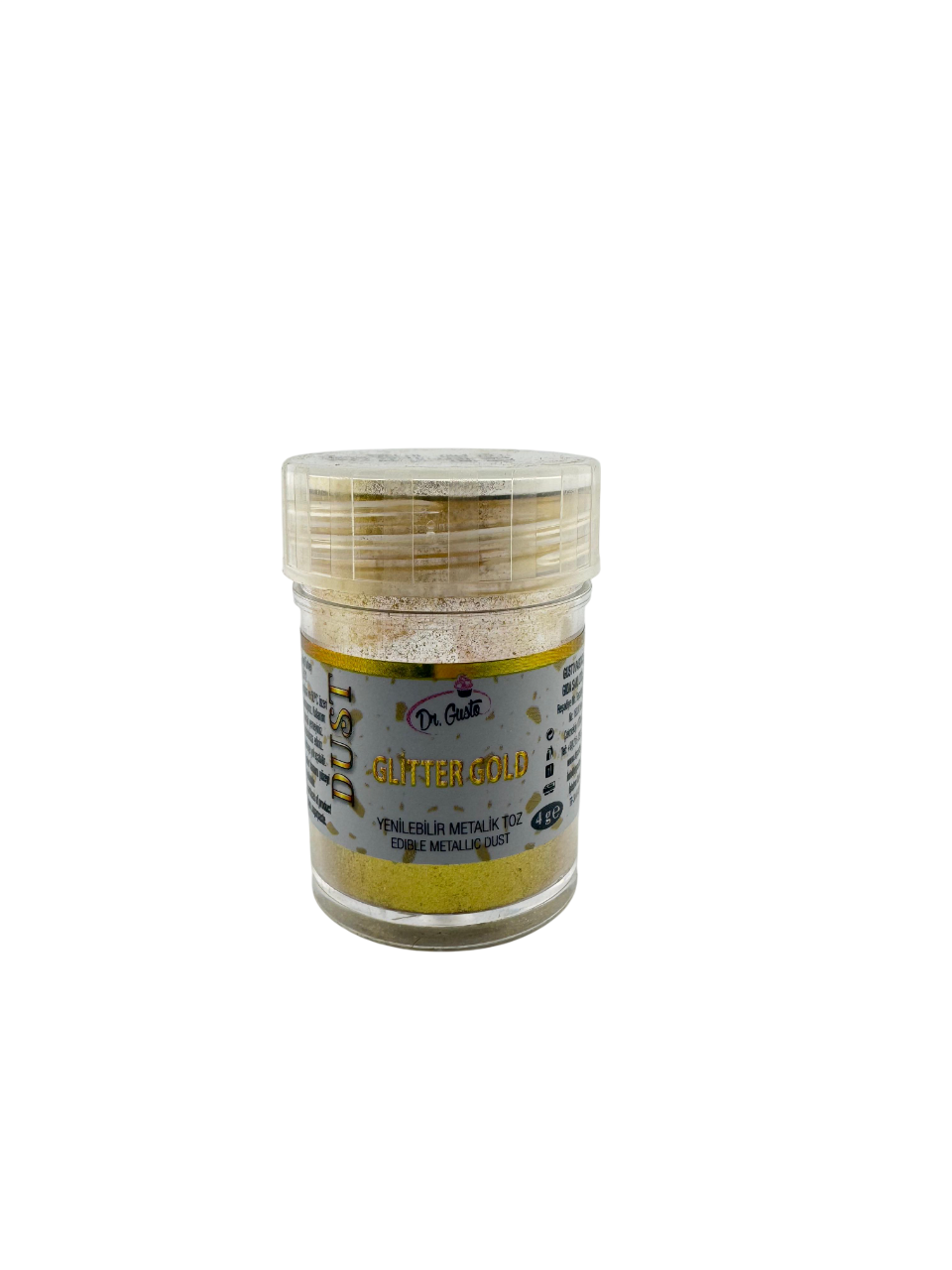DR. GUSTO METALLIC POWDER COATING GOLD GLITTER - 4