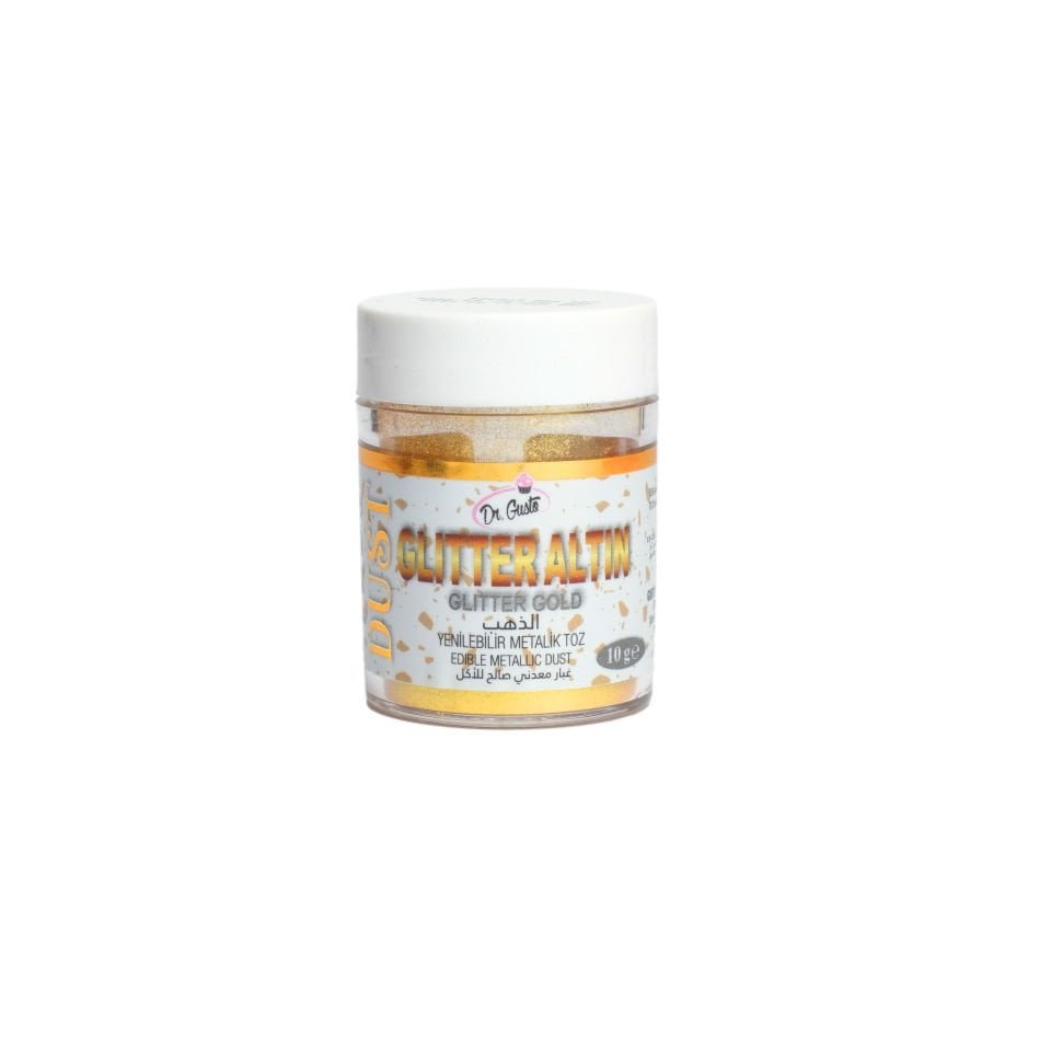 DR. GUSTO METALİK TOZ BOYA ALTIN GLITTER - 10