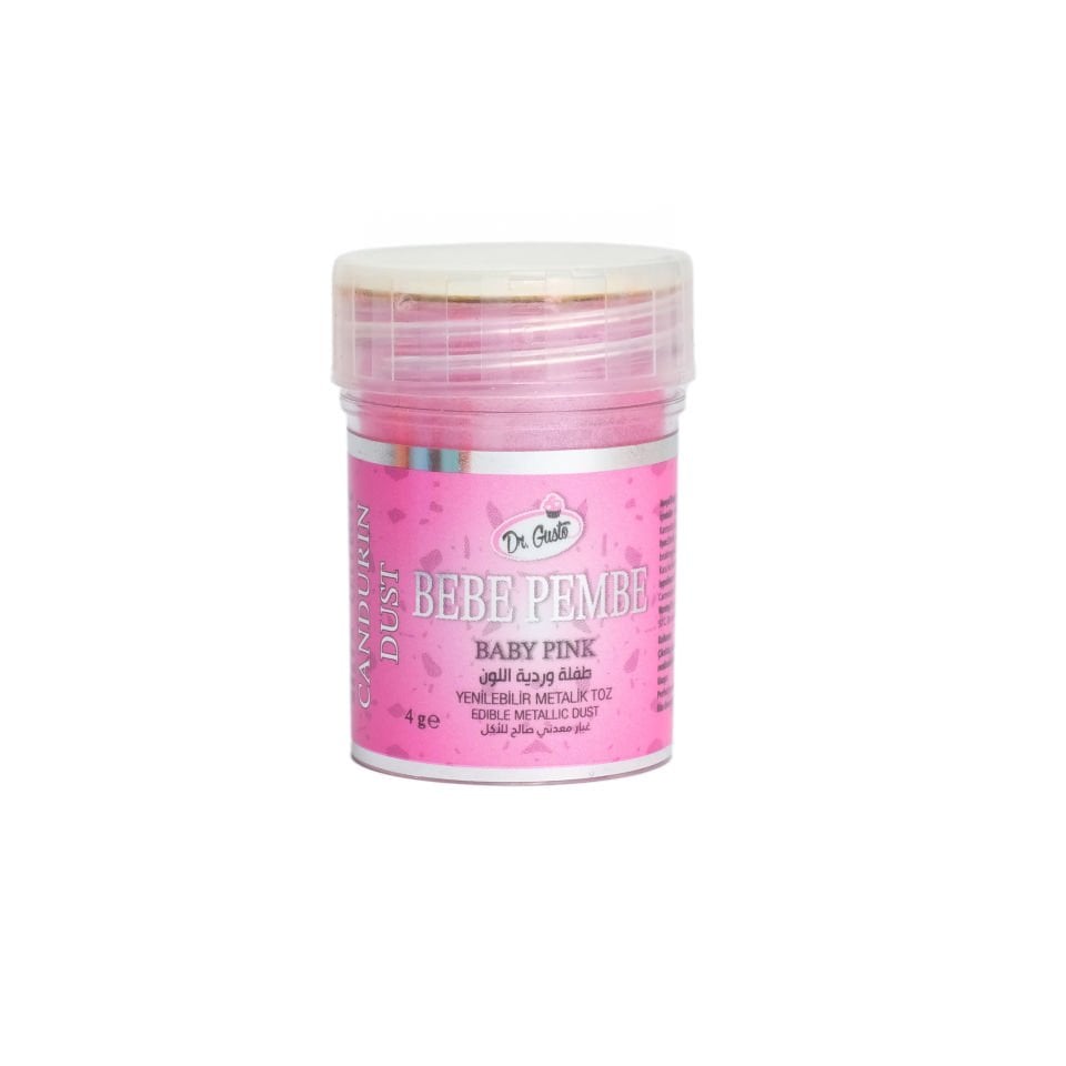 DR. GUSTO METALİK TOZ BOYA BEBE PEMBE - 4