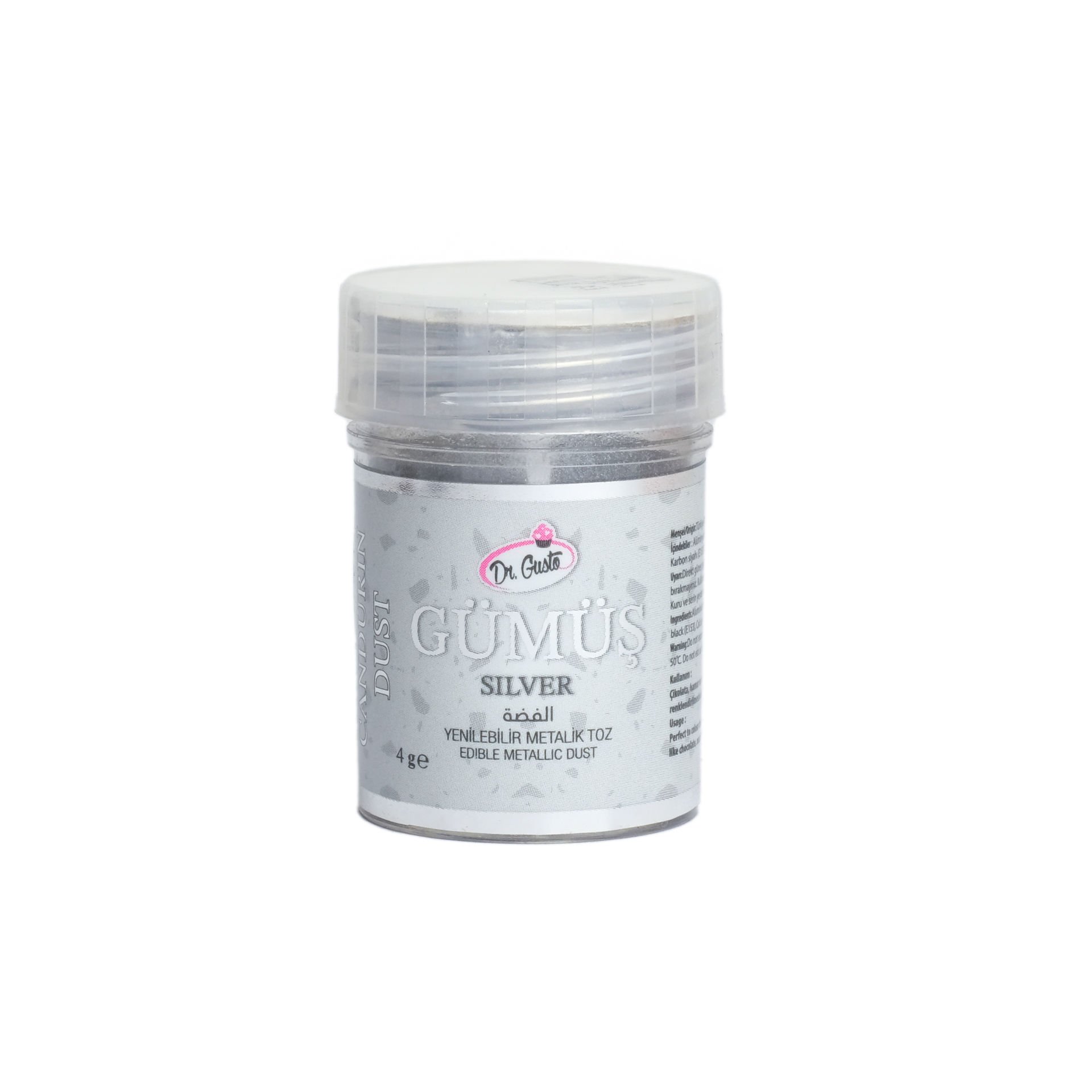 DR. GUSTO METALİK TOZ BOYA GÜMÜŞ - 4