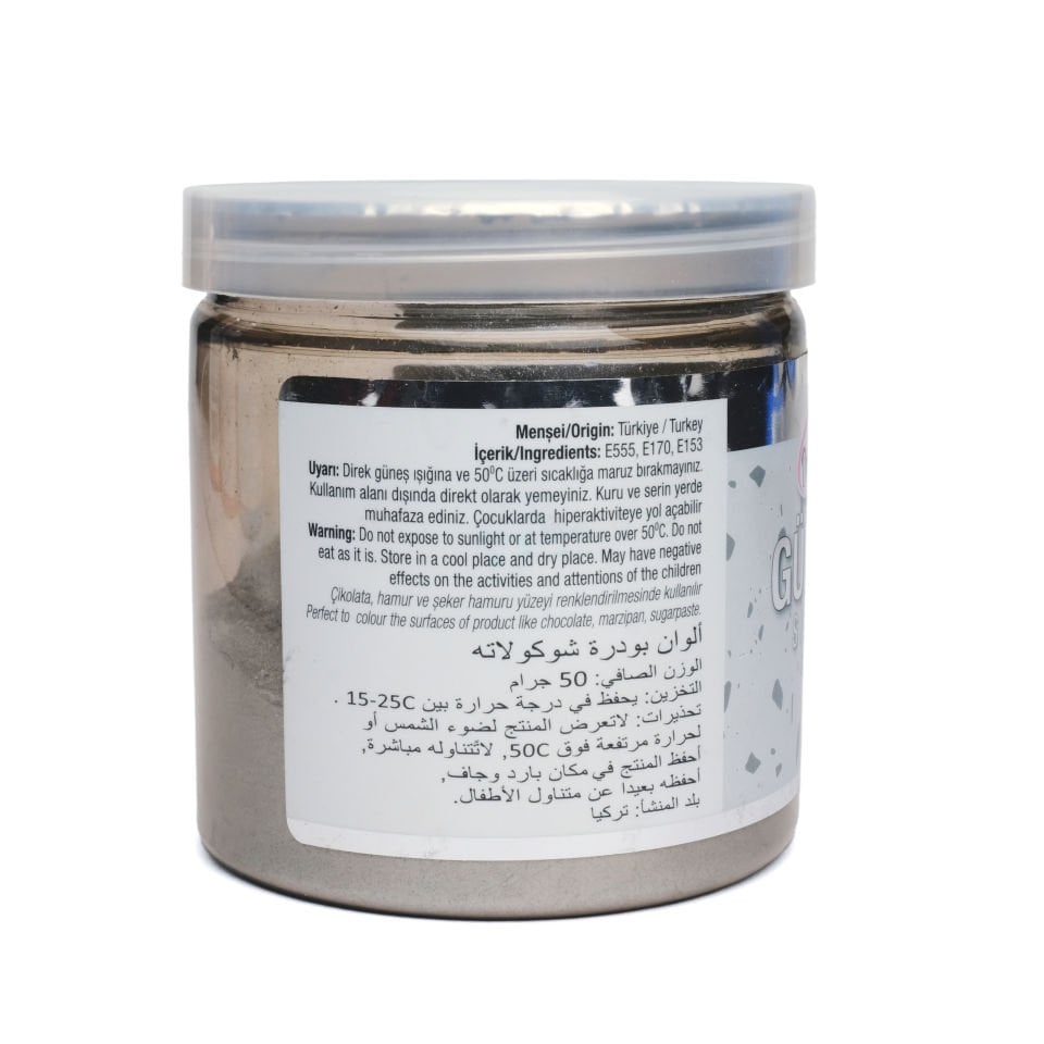 DR. GUSTO METALİK TOZ BOYA GÜMÜŞ - 50