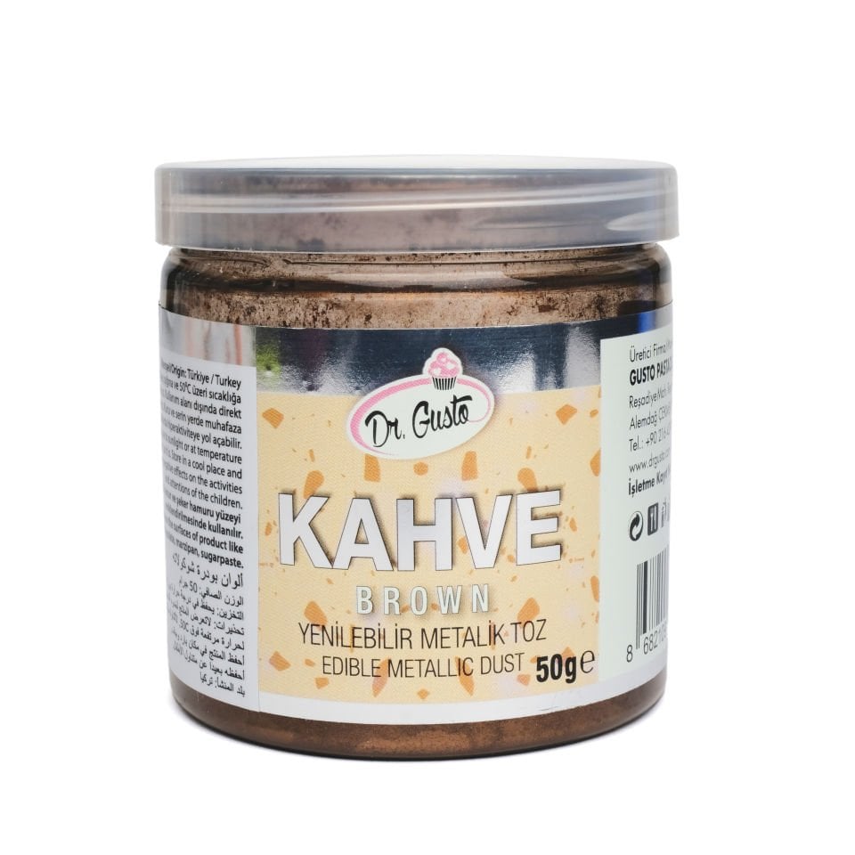 DR. GUSTO METALİK TOZ BOYA KAHVE - 50