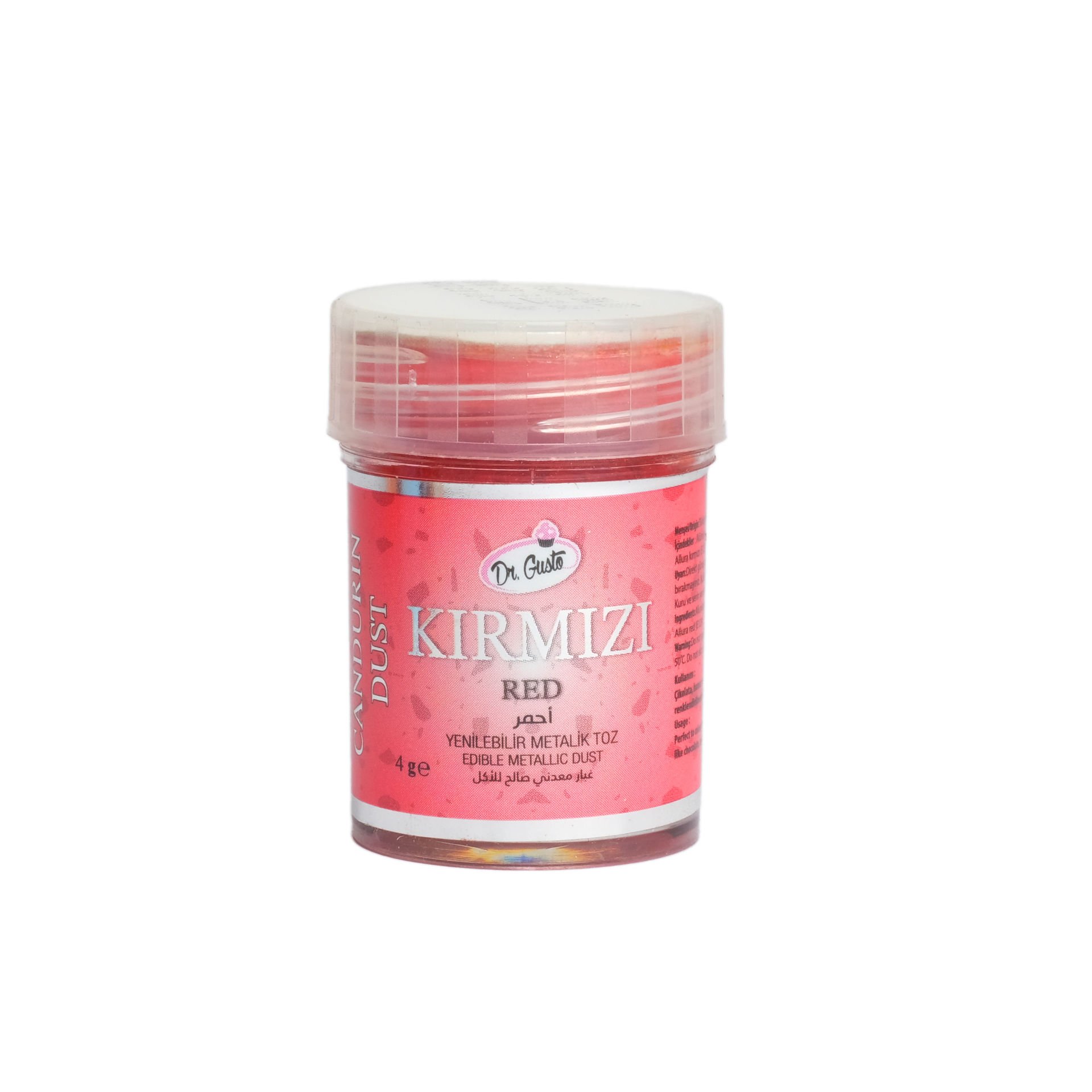 DR. GUSTO METALİK TOZ BOYA KIRMIZI - 4