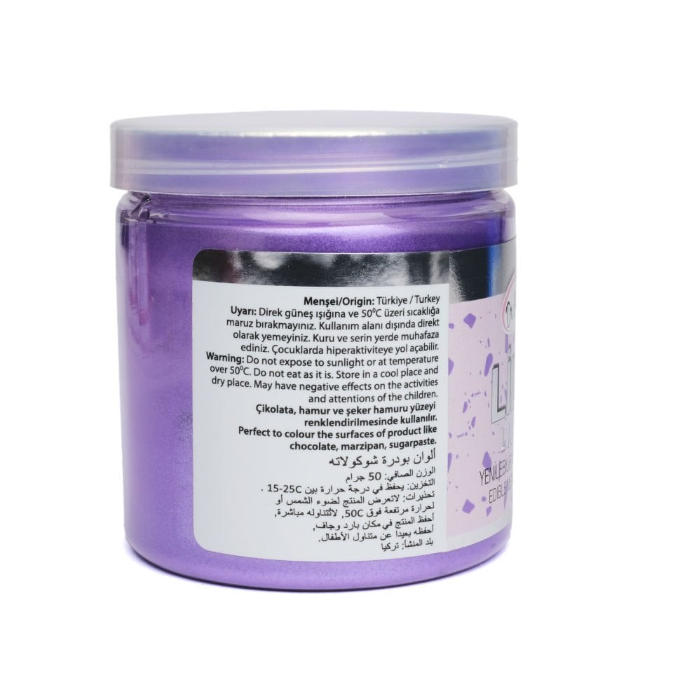 DR. GUSTO METALİK TOZ BOYA LİLA - 50