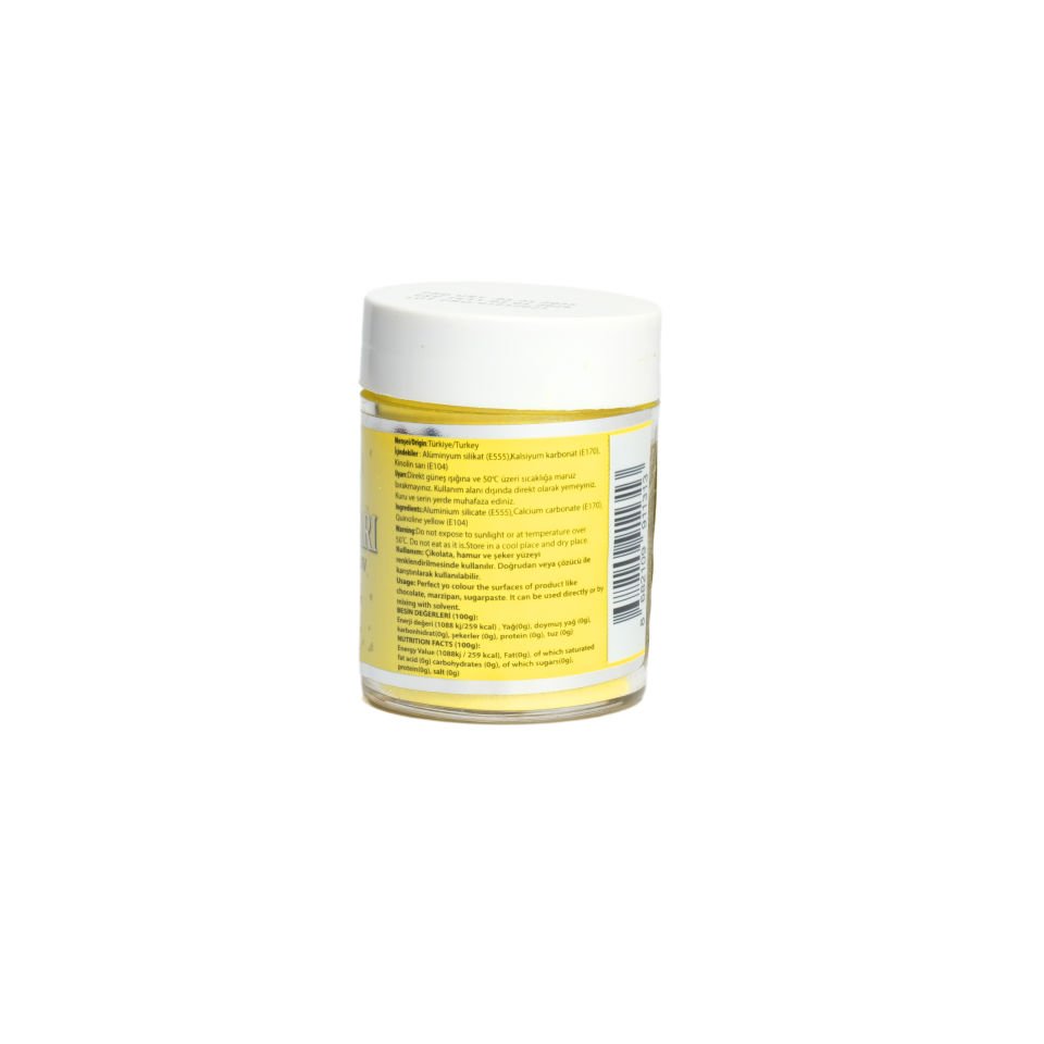DR. GUSTO METALİK TOZ BOYA LİMON SARI - 10
