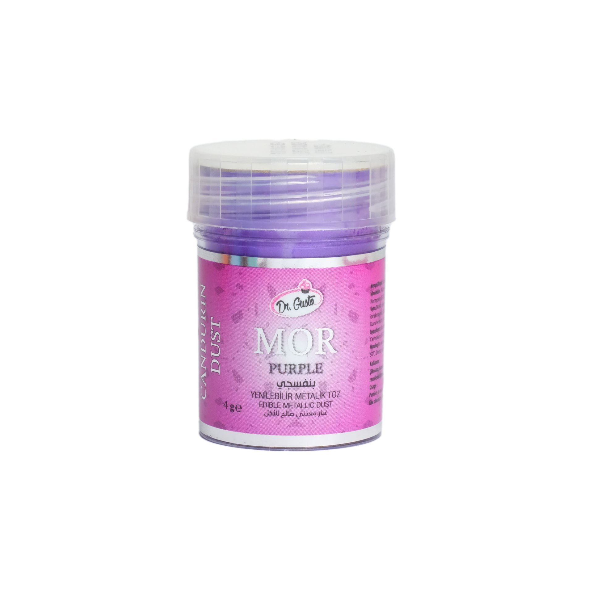 طلاء مسحوق معدني من دكتور جوستو - أرجواني - 4