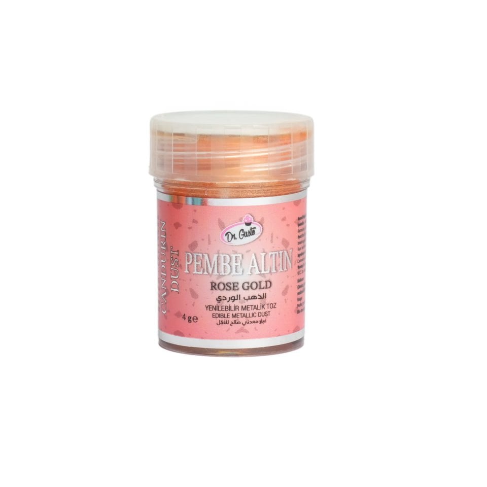DR. GUSTO METALİK TOZ BOYA ROSE GOLD - 4