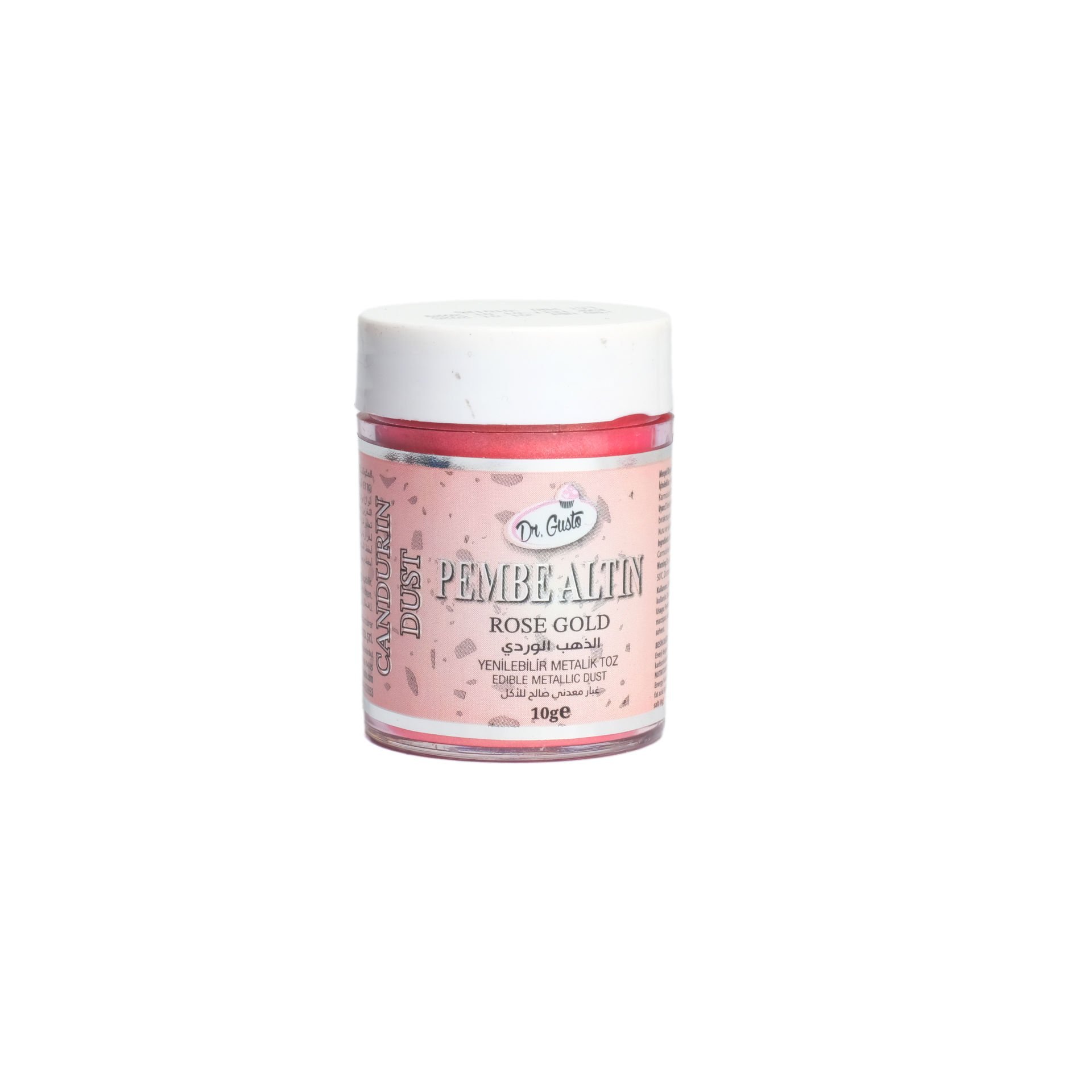 DR. GUSTO METALLIC POWDER PAINT ROSE GOLD - 10