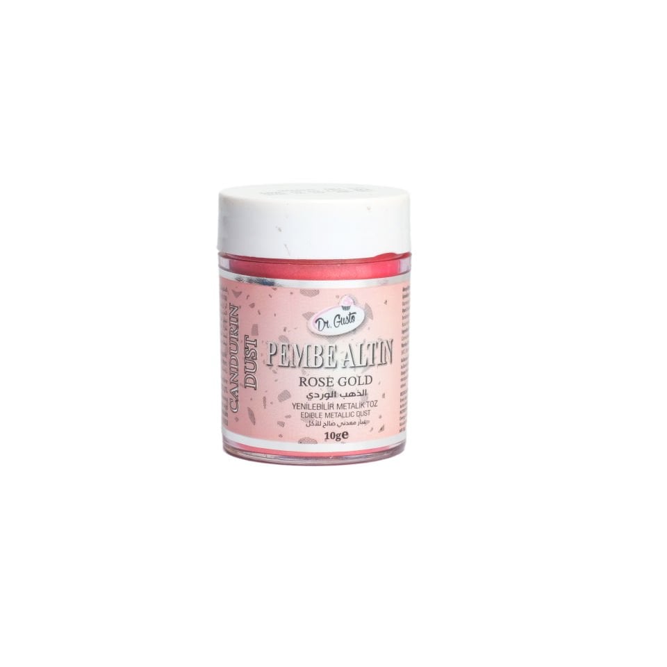 DR. GUSTO METALİK TOZ BOYA ROSE GOLD - 10
