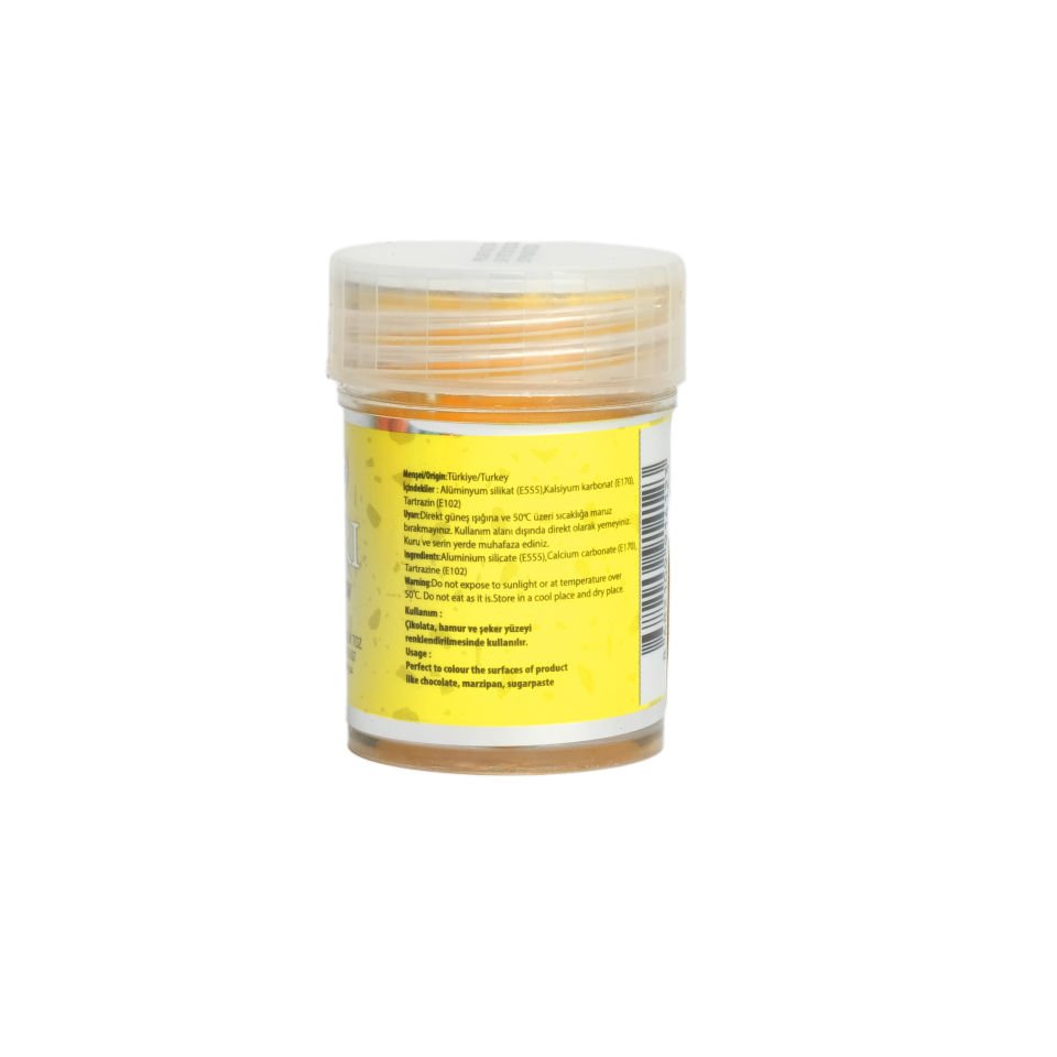 DR. GUSTO METALİK TOZ BOYA SARI - 4
