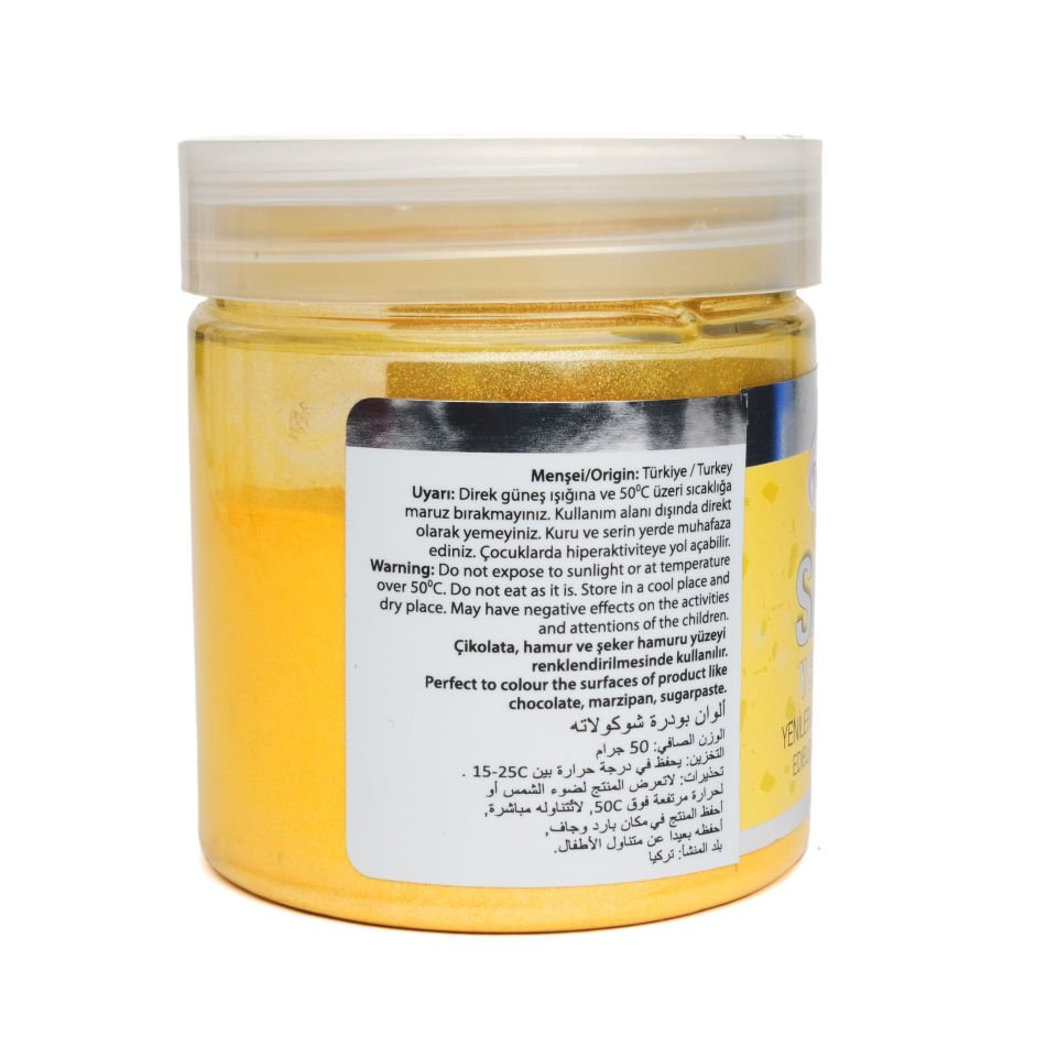 DR. GUSTO METALİK TOZ BOYA SARI - 50