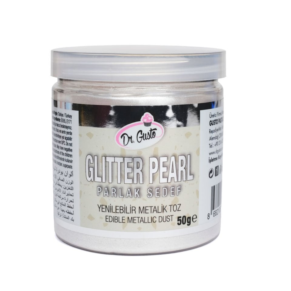 DR. GUSTO METALİK TOZ BOYA SEDEF GLITTER - 50