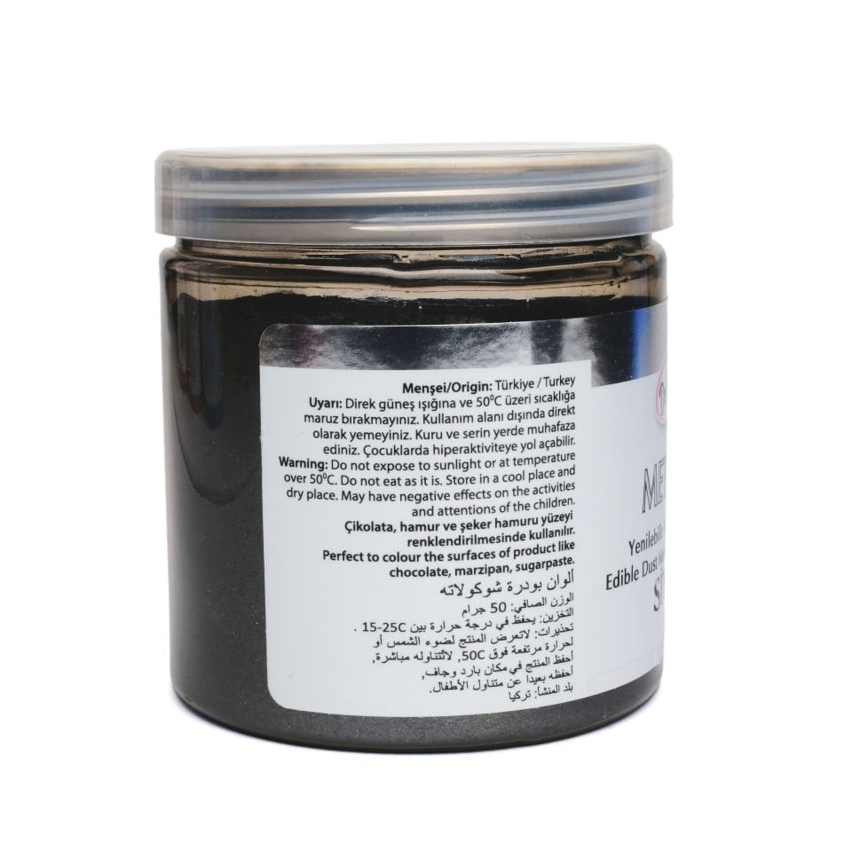 DR. GUSTO МЕТАЛЛИЧЕСКАЯ ПОРОШКОВАЯ ПОКРЫТИЕ ЧЕРНАЯ - 50