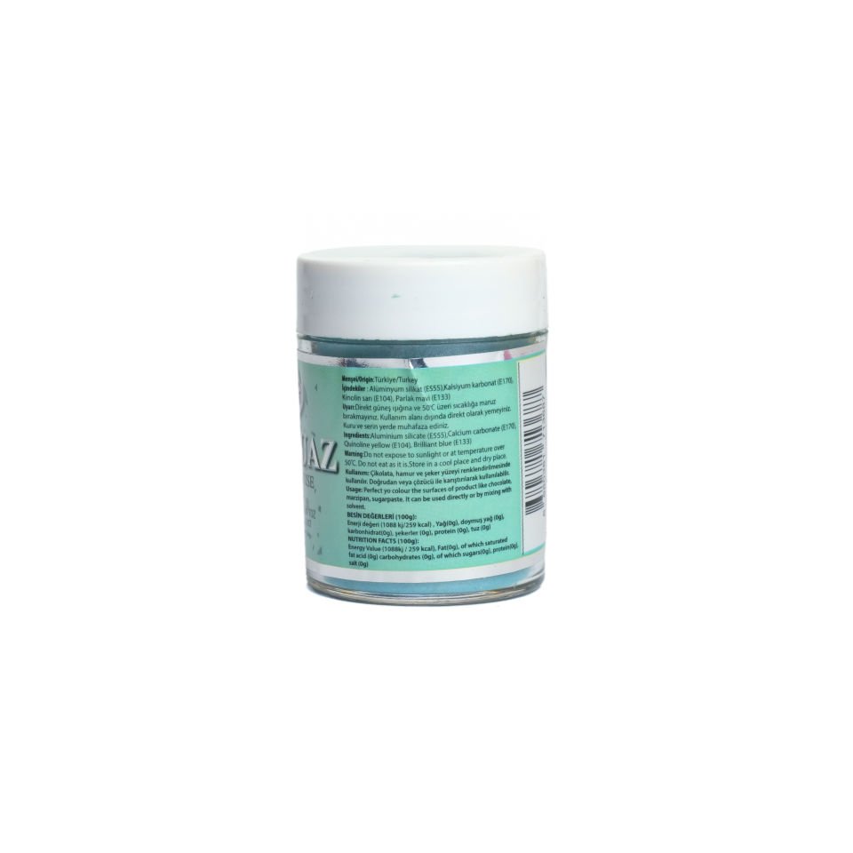DR. GUSTO METALİK TOZ BOYA TURKUAZ - 10