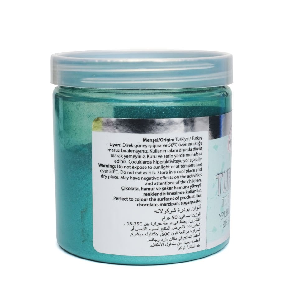 DR. GUSTO METALİK TOZ BOYA TURKUAZ - 50