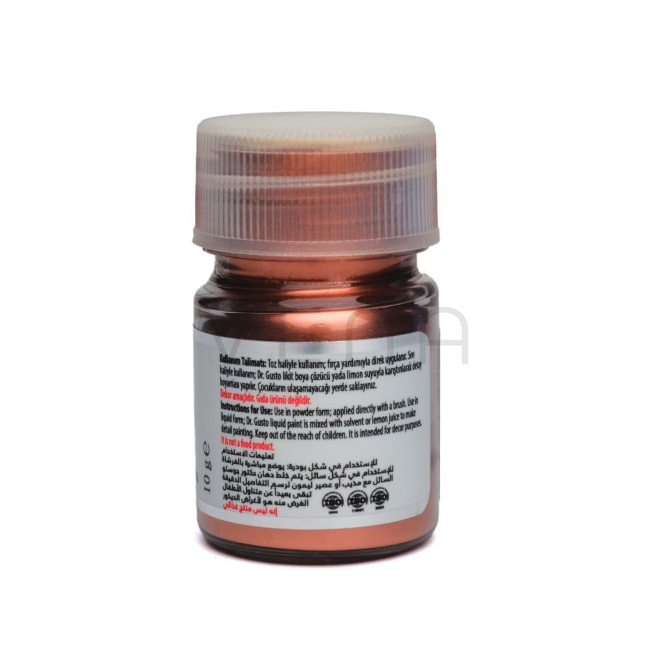 DR. GUSTO EXPORT GIDA DIŞI METALİK TOZ BOYA BAKIR - 10