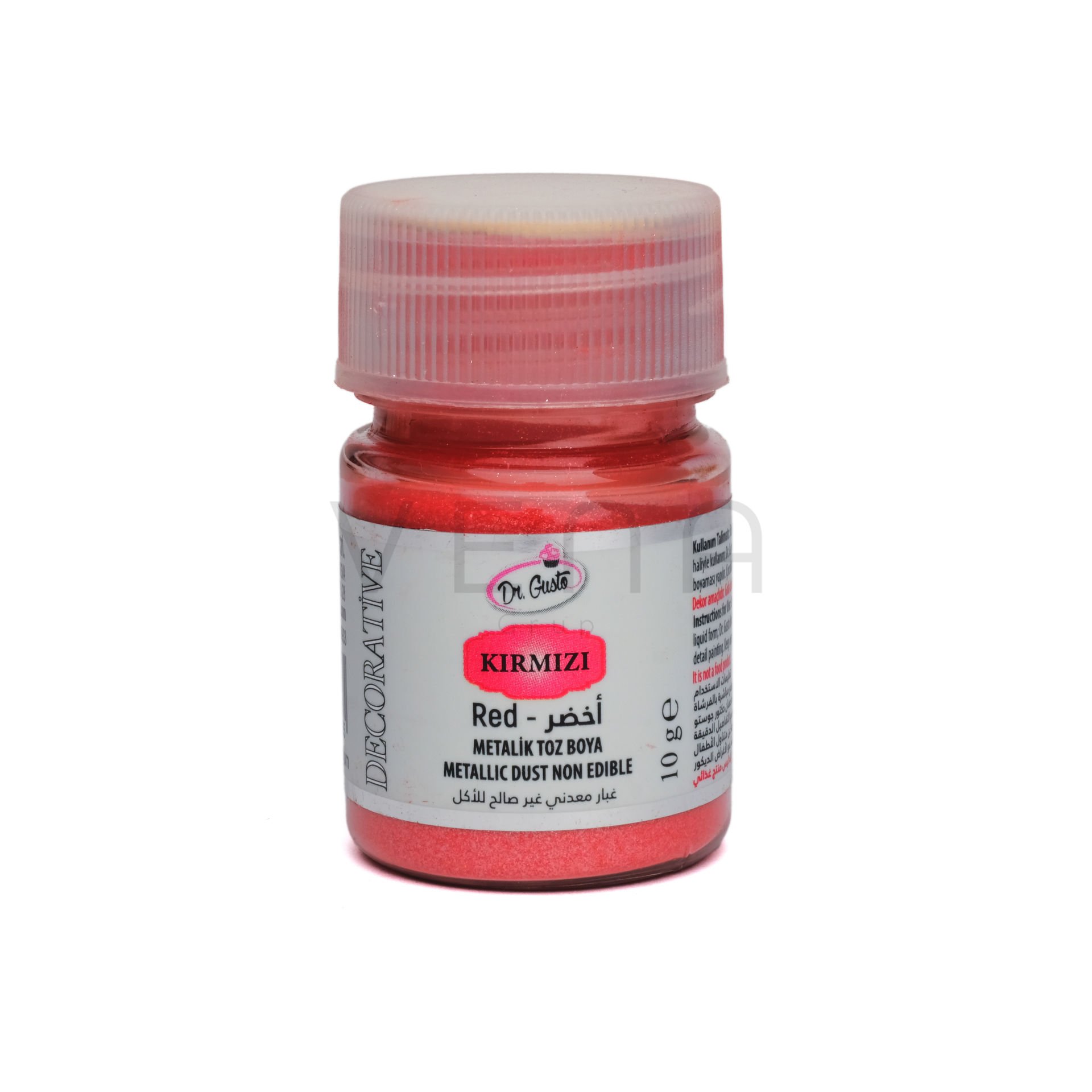 DR. GUSTO EXPORT GIDA DIŞI METALİK TOZ BOYA KIRMIZI - 10