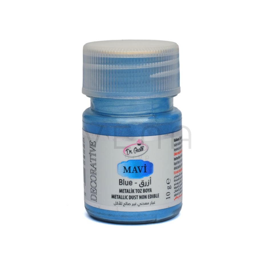 DR. GUSTO EXPORT GIDA DIŞI METALİK TOZ BOYA MAVİ - 10