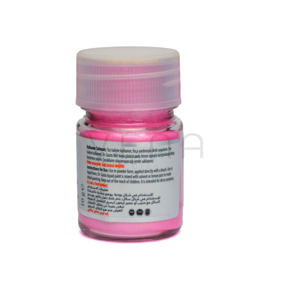DR. GUSTO EXPORT GIDA DIŞI METALİK TOZ BOYA PEMBE - 10