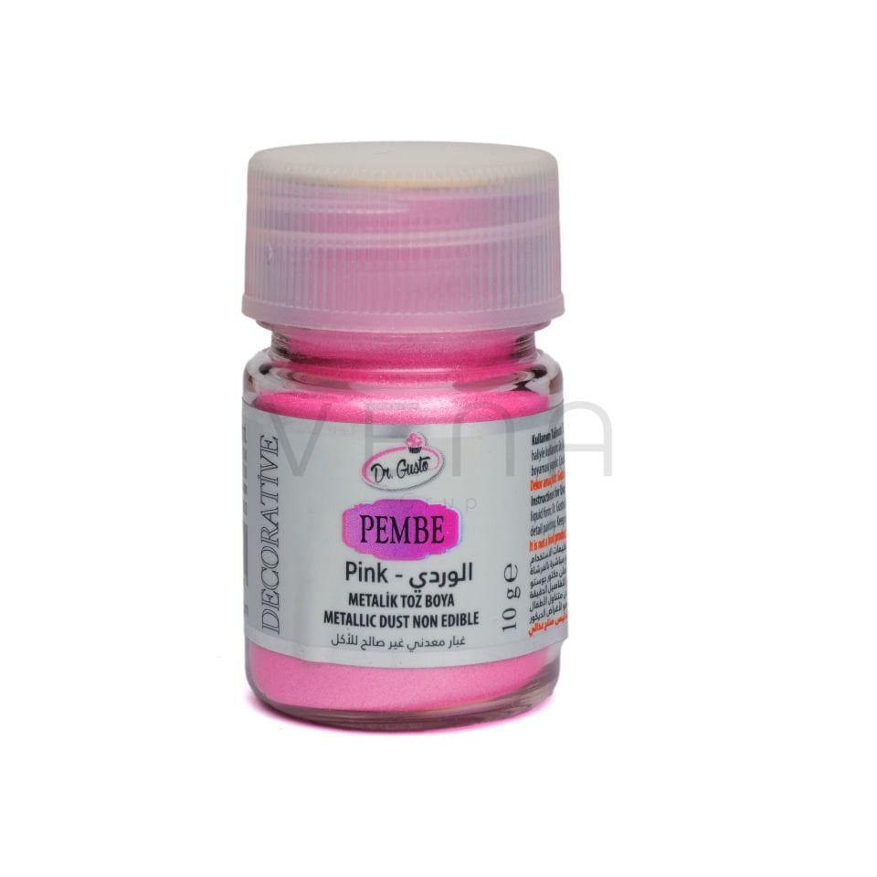 DR. GUSTO EXPORT GIDA DIŞI METALİK TOZ BOYA PEMBE - 10