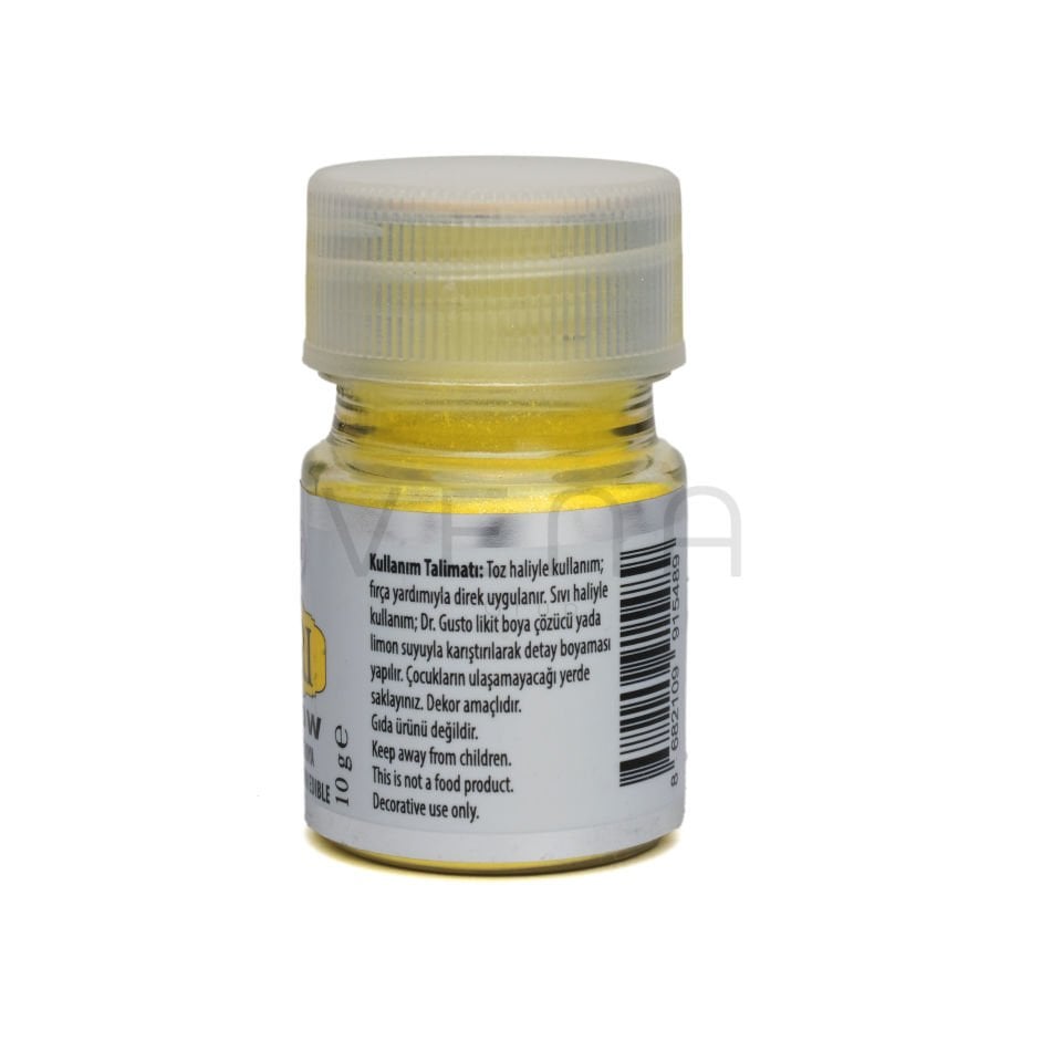 DR. GUSTO EXPORT GIDA DIŞI METALİK TOZ BOYA SARI - 10