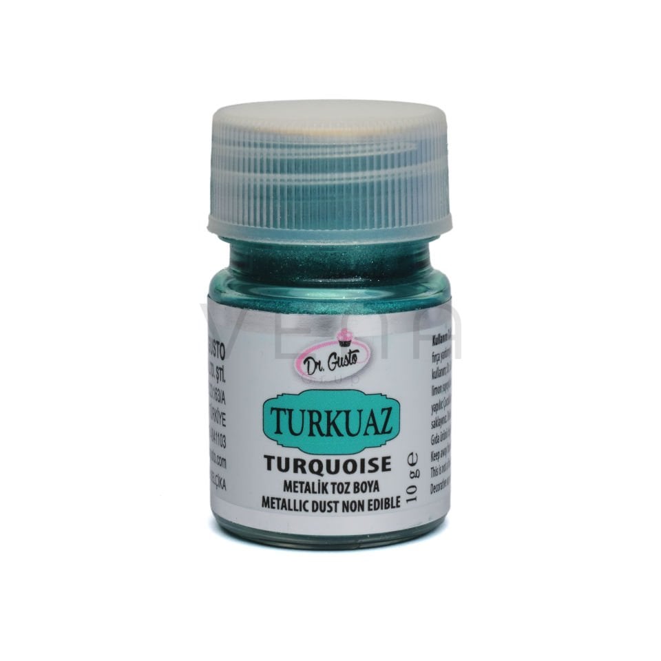 DR. GUSTO EXPORT GIDA DIŞI METALİK TOZ BOYA TURKUAZ - 10