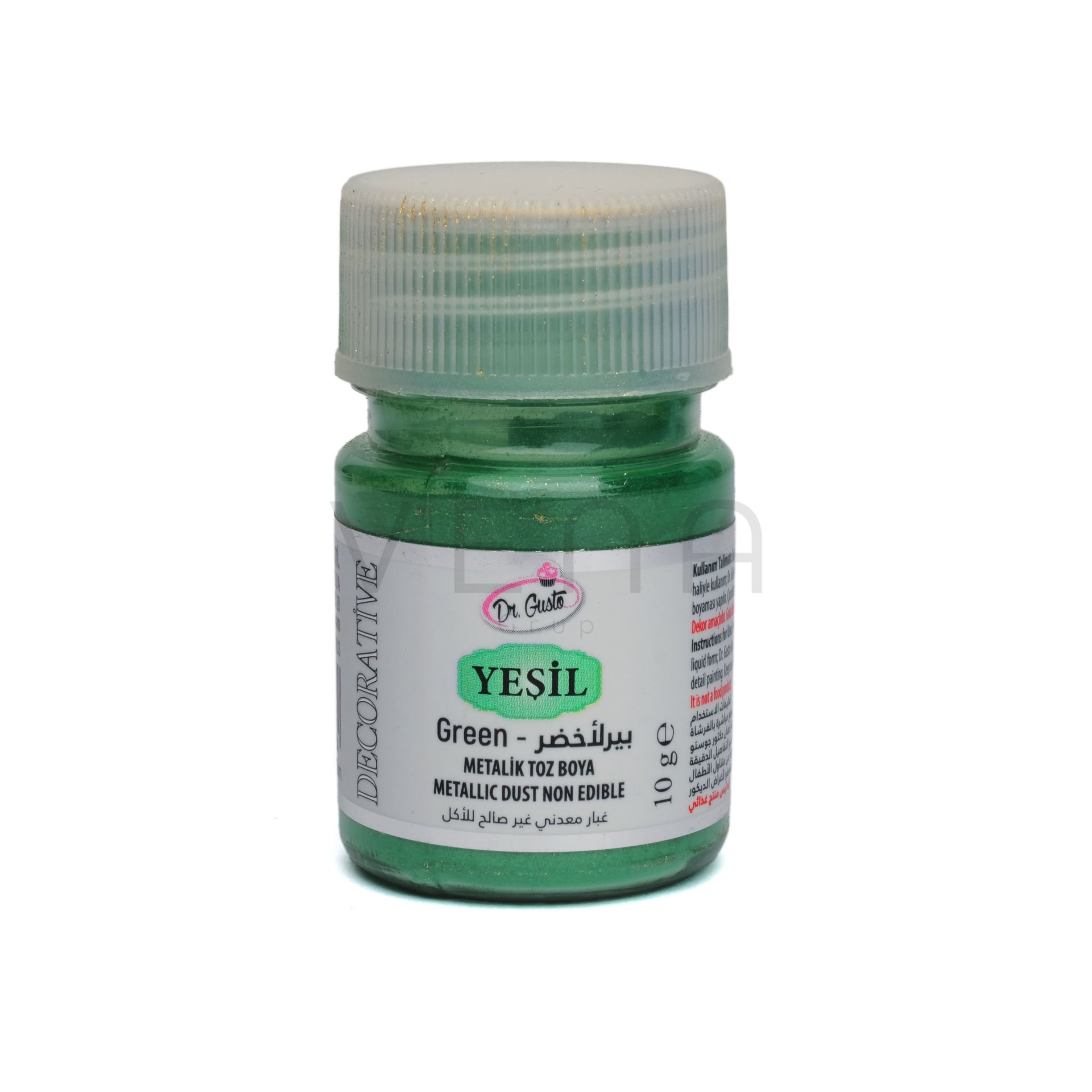 DR. GUSTO EXPORT GIDA DIŞI METALİK TOZ BOYA YEŞİL - 10