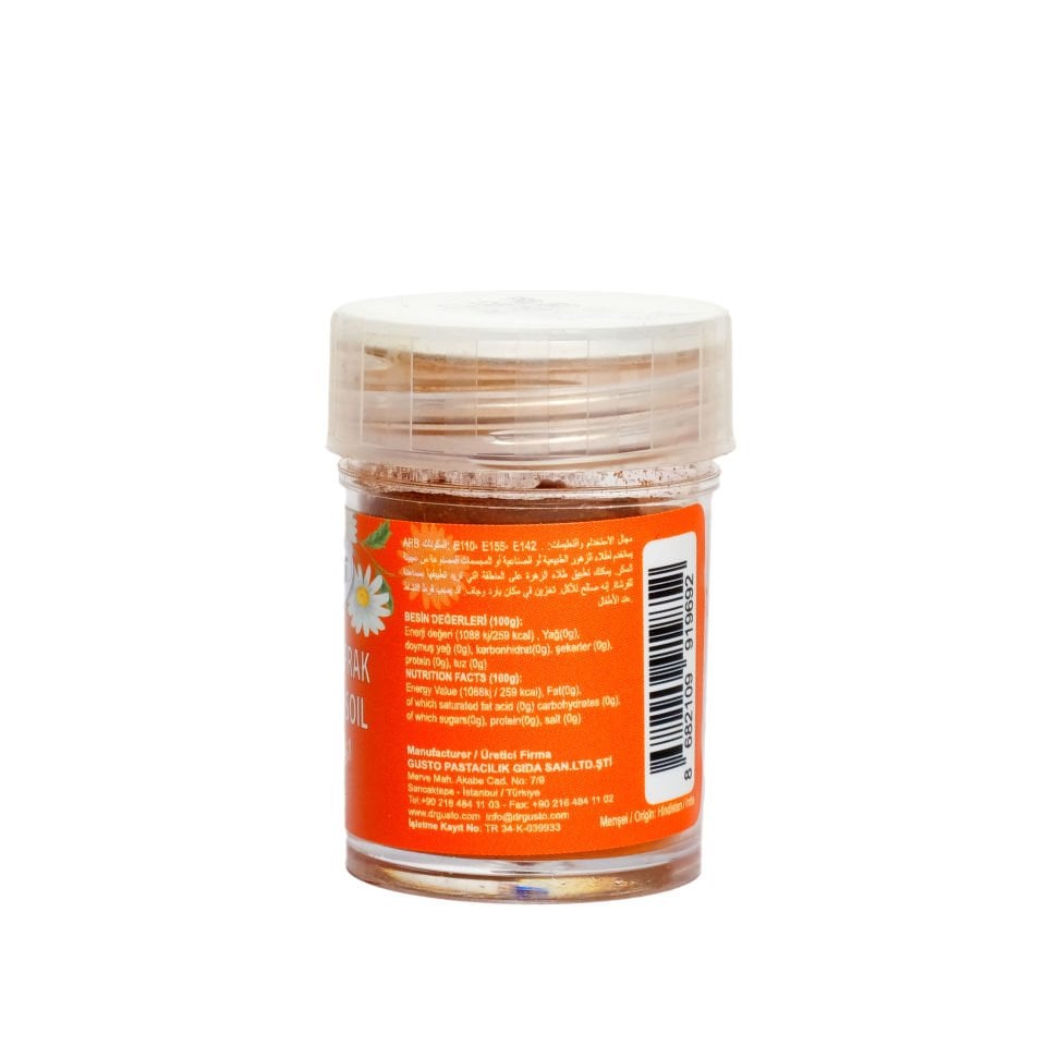 DR. GUSTO PEINTURE FLEURIE TERRE DORÉE - 5