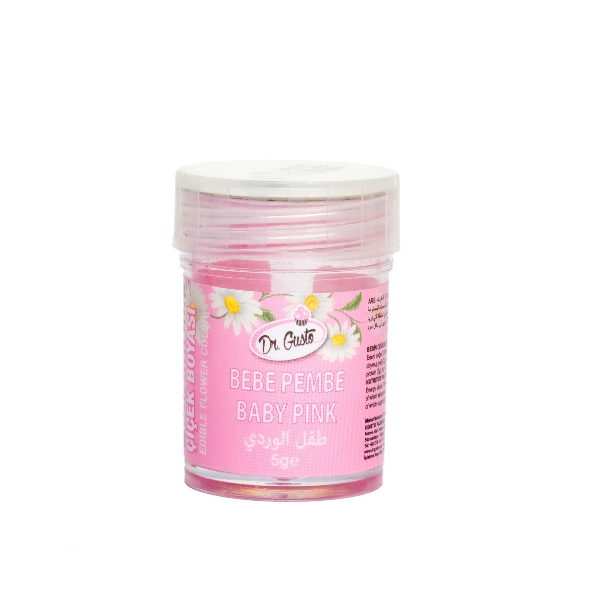 DR. GUSTO FLOWER PAINT BABY PINK - 5