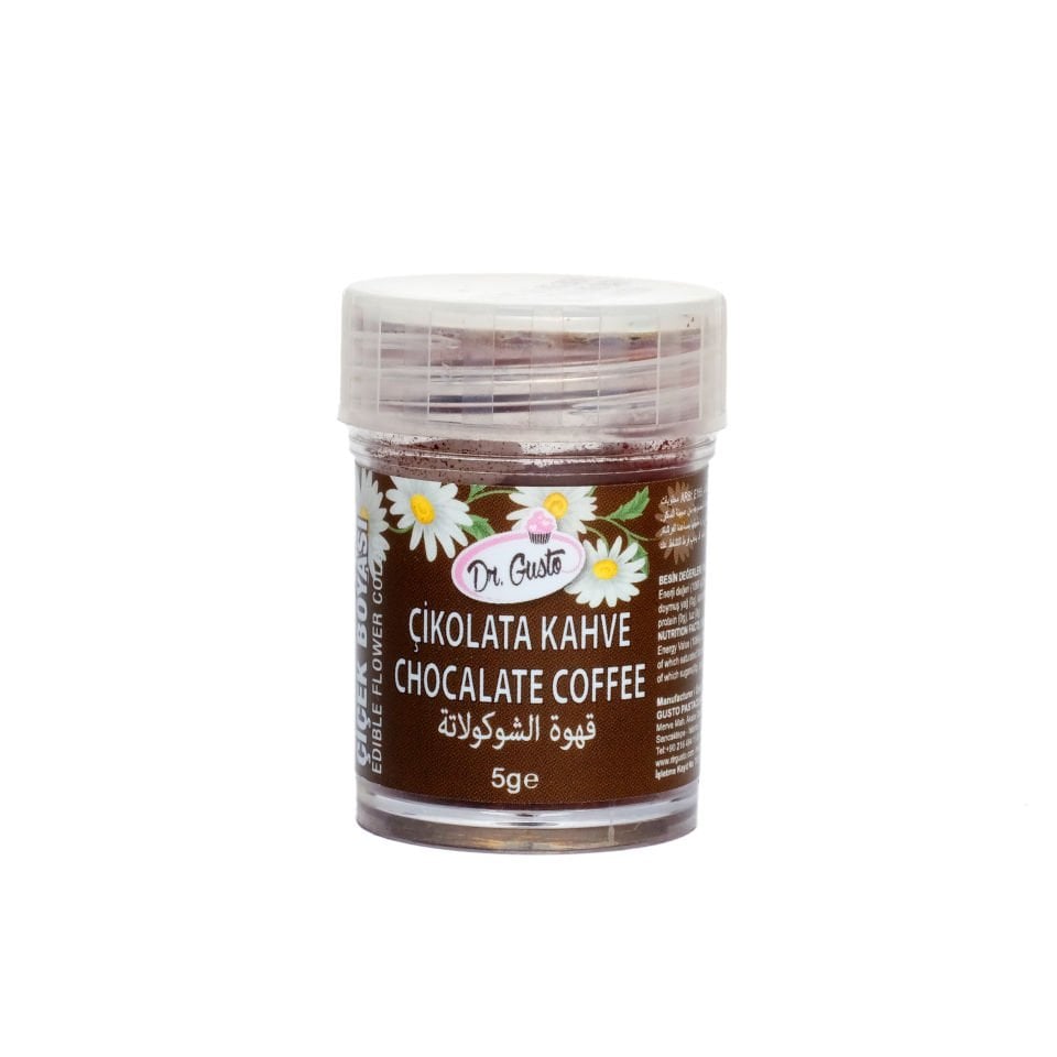 DR. GUSTO ÇİÇEK BOYASI ÇİKOLATA KAHVE - 5