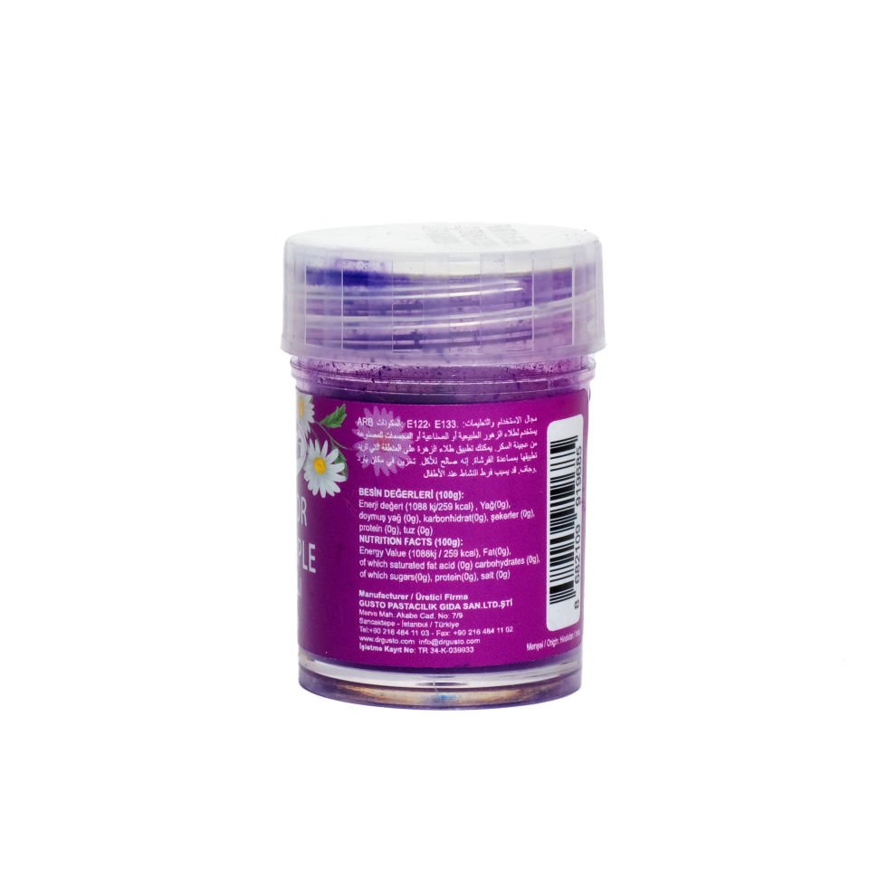 DR. GUSTO ÇİÇEK BOYASI DERİN MOR - 5