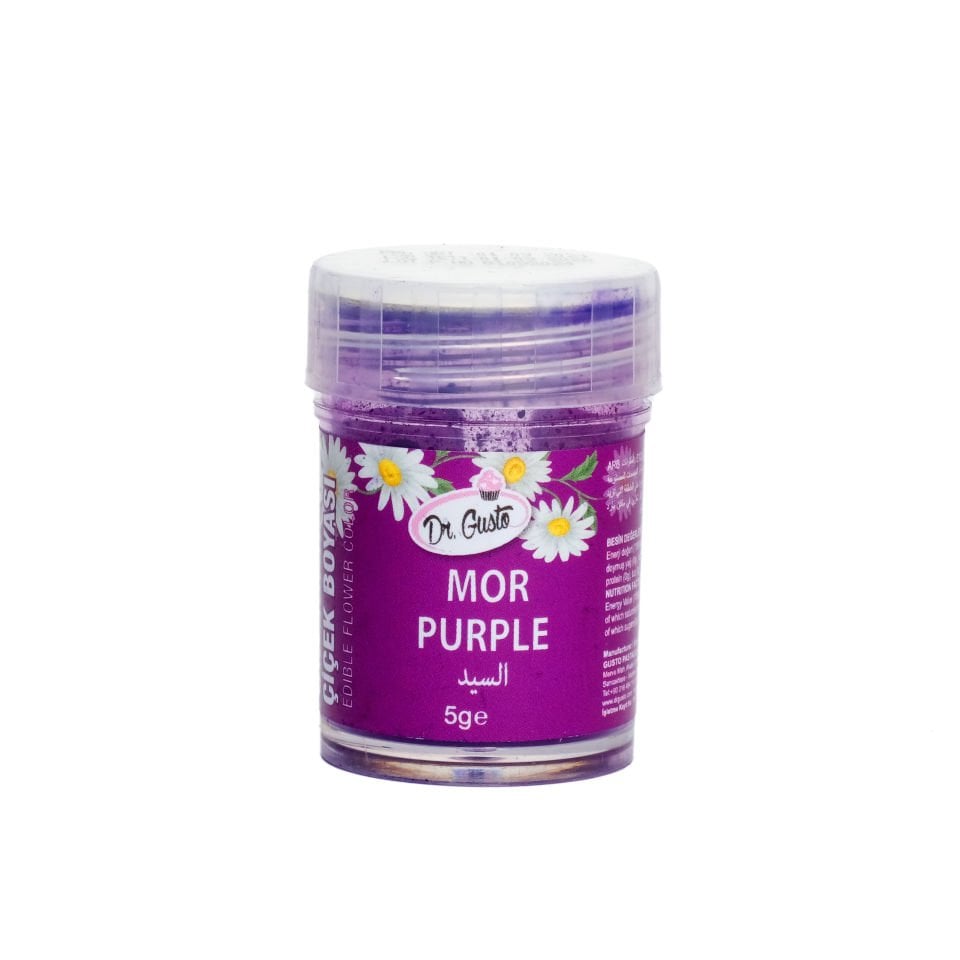 DR. GUSTO ÇİÇEK BOYASI DERİN MOR - 5