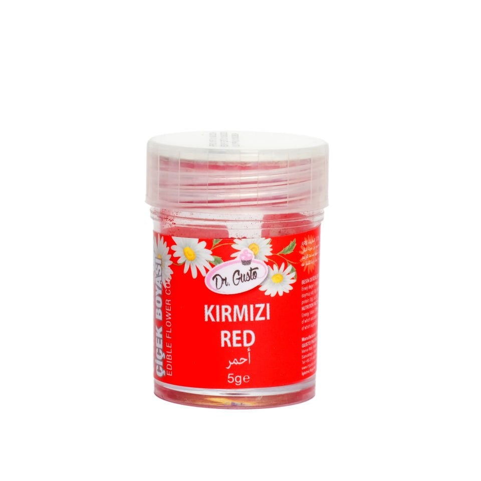 DR. GUSTO ÇİÇEK BOYASI KIRMIZI - 5