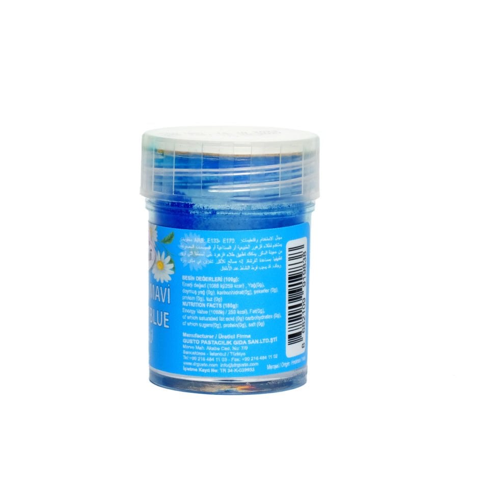 DR. GUSTO ÇİÇEK BOYASI REFLEKS MAVİ - 5