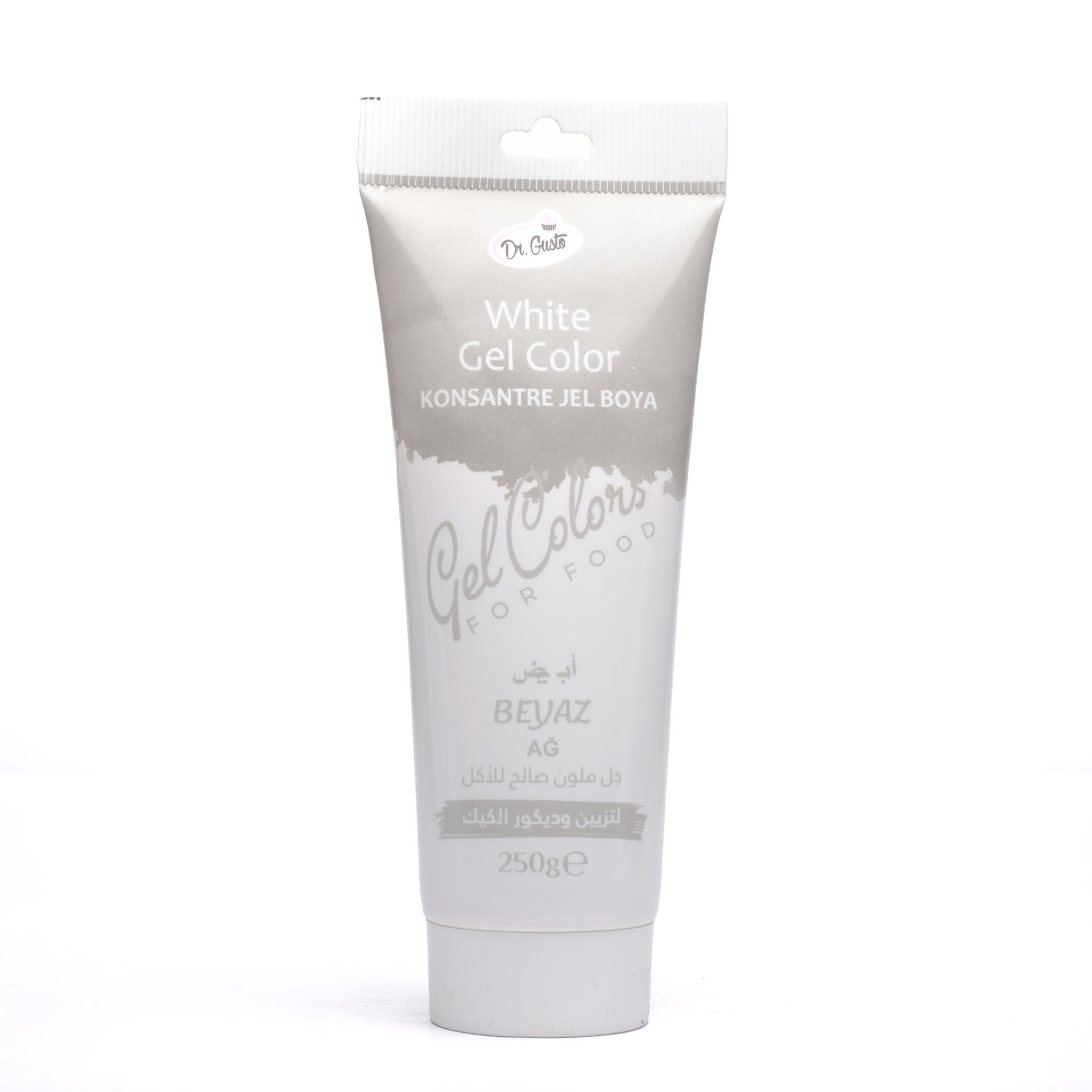 DR GUSTO TUBE GEL PAINT WHITE - 250