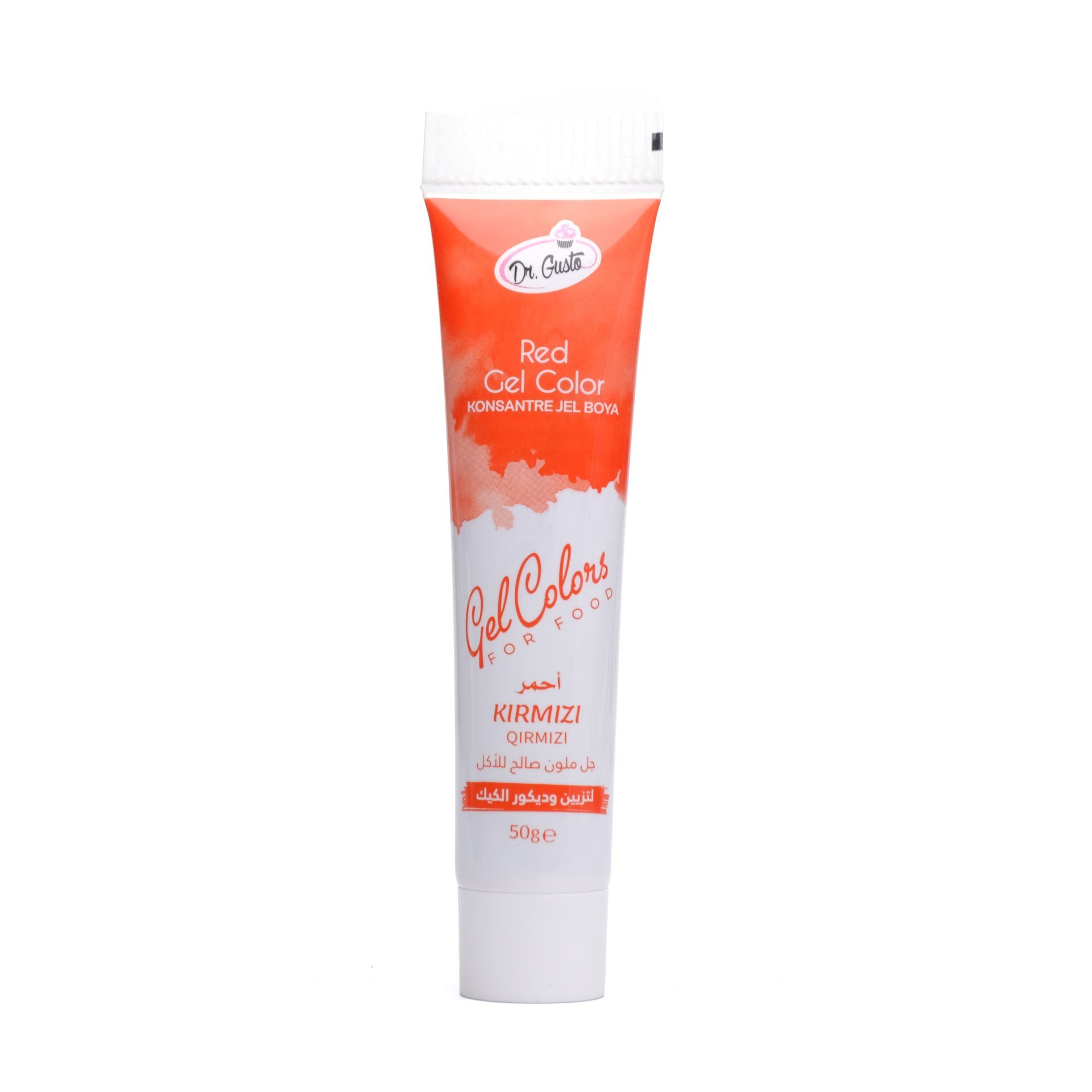 DR GUSTO TÜP JEL BOYA KIRMIZI - 50