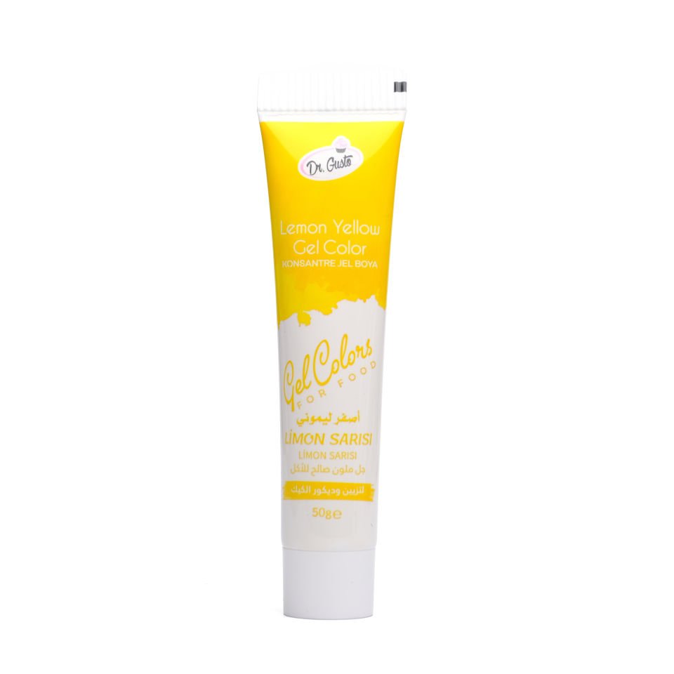 DR GUSTO TÜP JEL BOYA LİMON SARI - 50