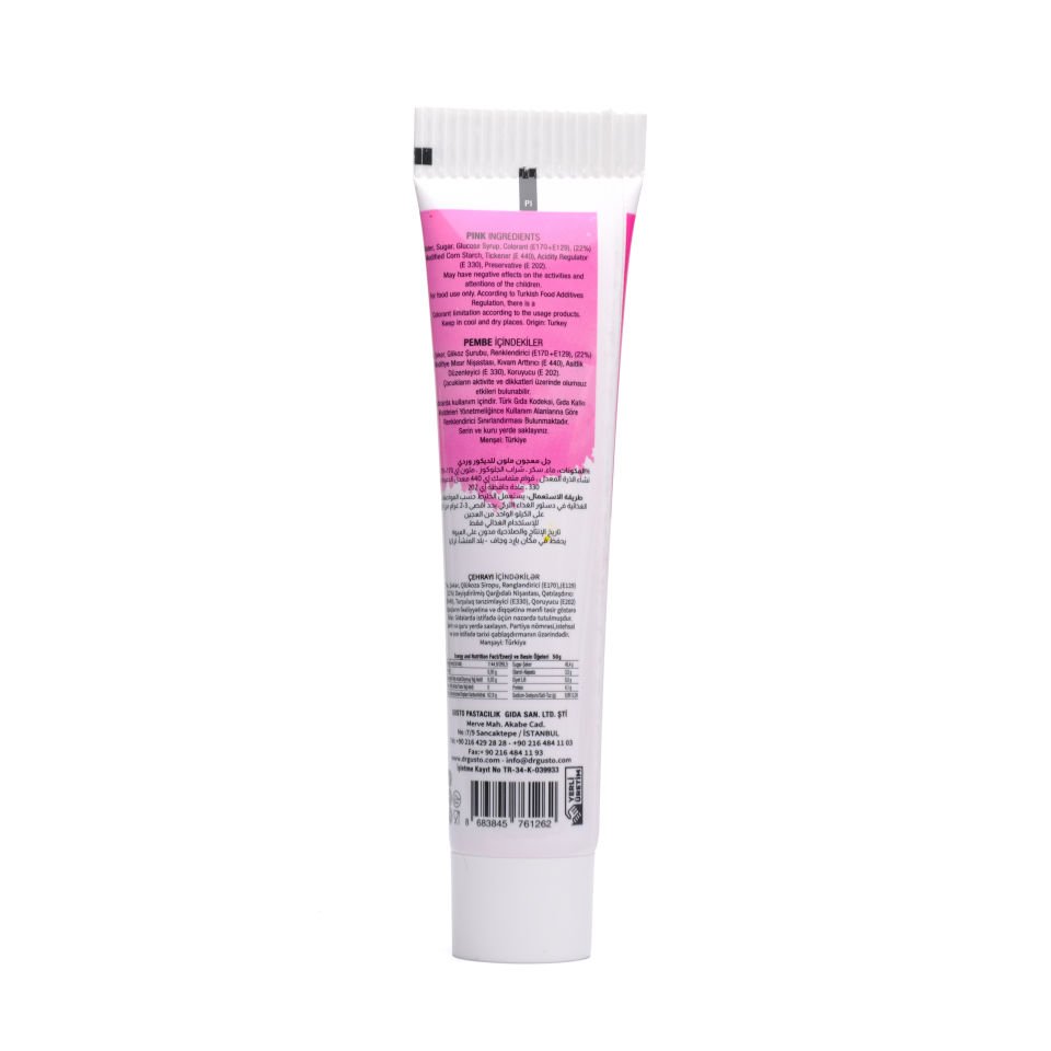 DR GUSTO TÜP JEL BOYA PEMBE - 50