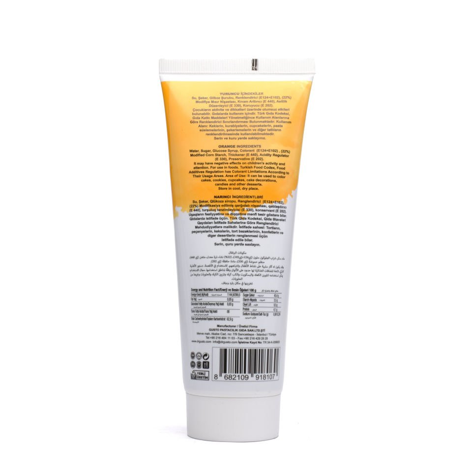 DR GUSTO TÜP JEL BOYA TURUNCU - 250