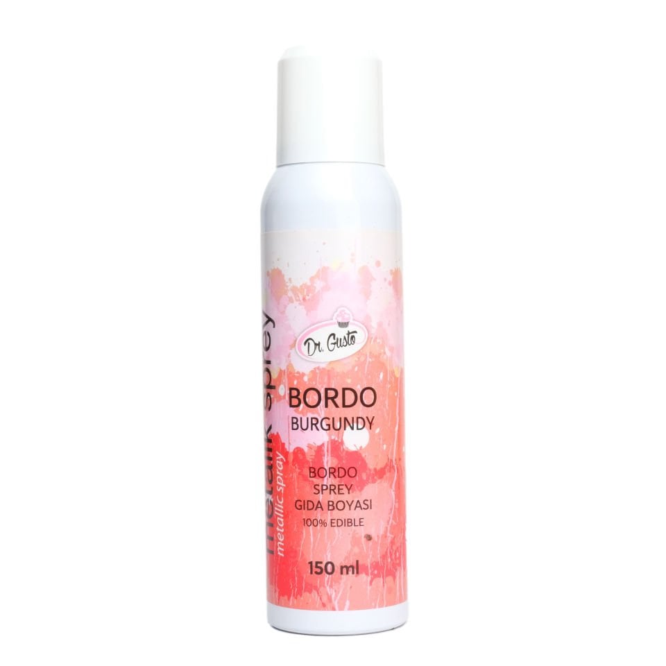DR. GUSTO METALİK SPREY BOYA BORDO - 150