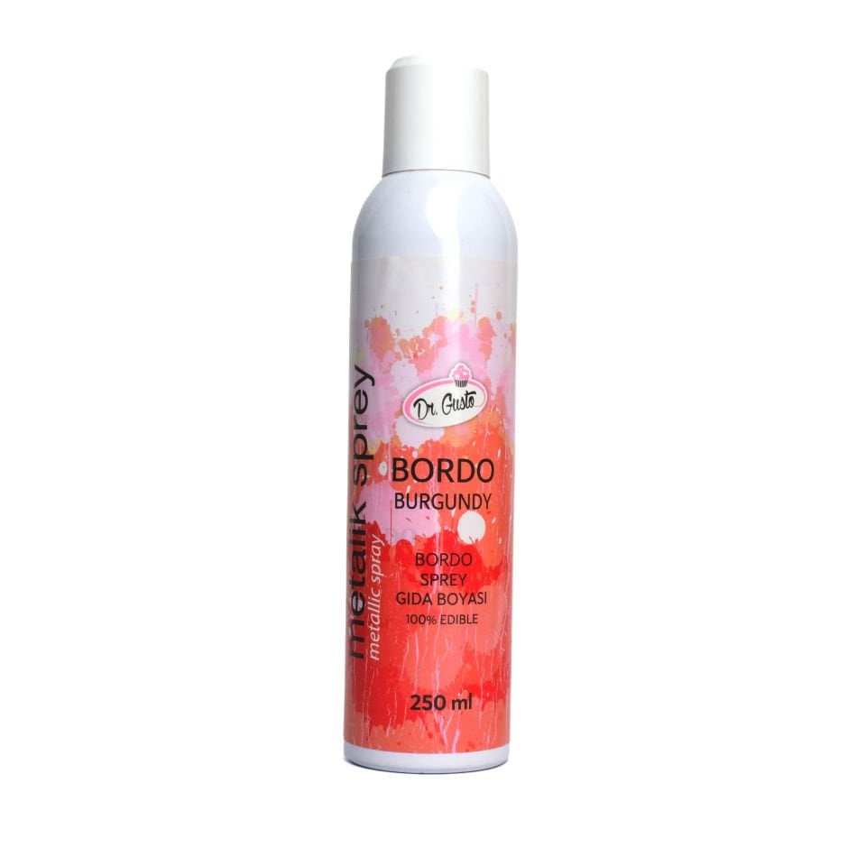 DR. GUSTO METALİK SPREY BOYA BORDO - 250