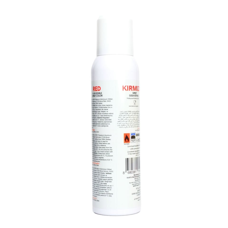 DR. GUSTO METALİK SPREY BOYA KIRMIZI - 150