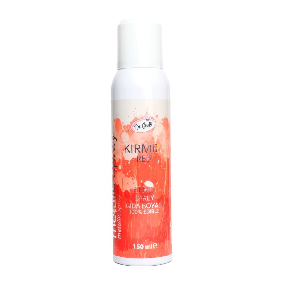 DR. GUSTO METALİK SPREY BOYA KIRMIZI - 150